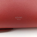 セリーヌ Celine ショルダーバッグ レディース ベルト ミニ レッド レザー F-MP-2126