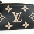 ルイヴィトン Louis Vuitton クラッチバッグ レディース ポシェットトリオ クラフティ ノワール×ベージュ モノグラムアンプラント M69516 SN2250