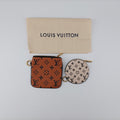 ルイヴィトン Louis Vuitton クラッチバッグ レディース ポシェットトリオ クラフティ ノワール×ベージュ モノグラムアンプラント M69516 SN2250