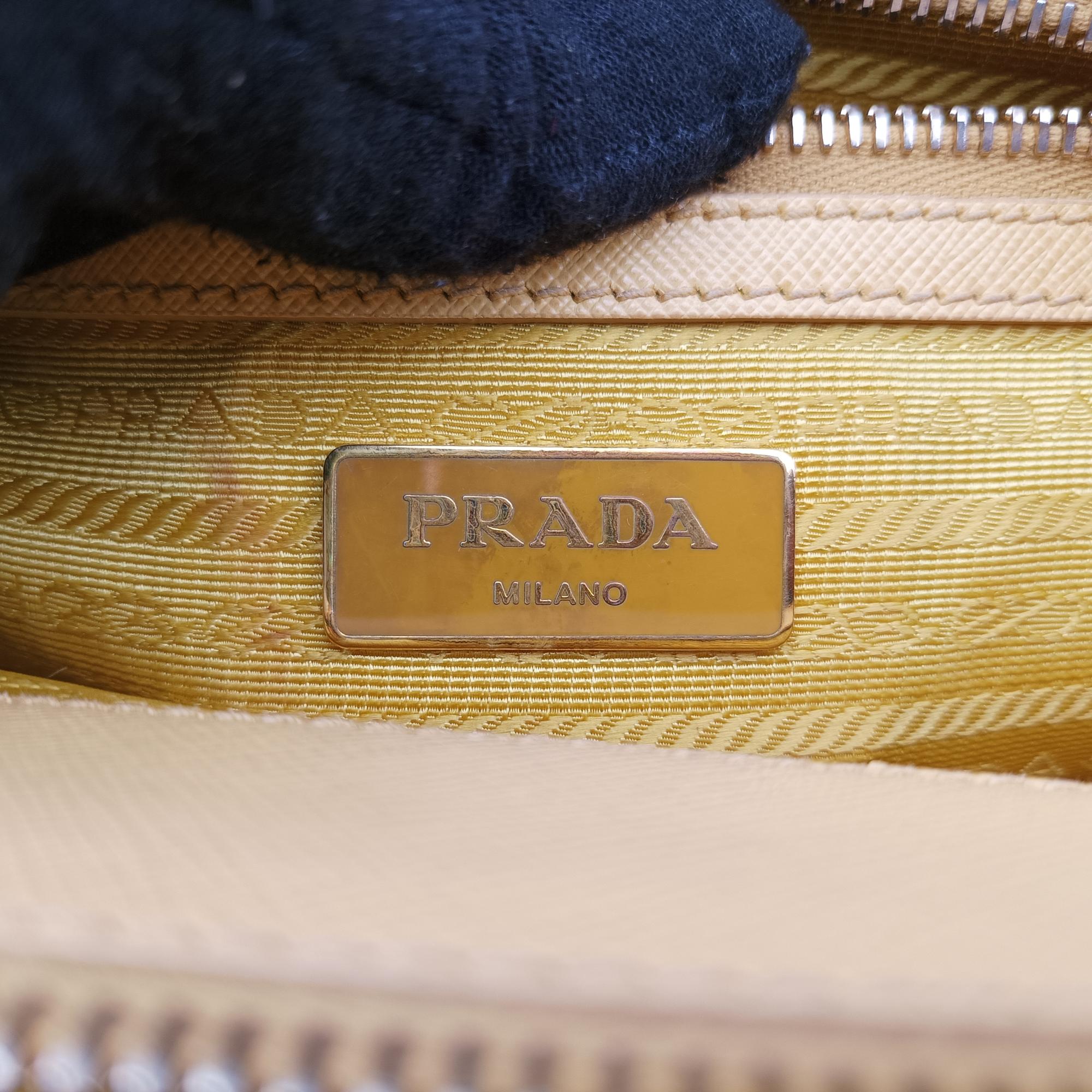 プラダ Prada ショルダーバッグ レディース ガレリア イエロー サフィアーノレザー BN2274 31/M