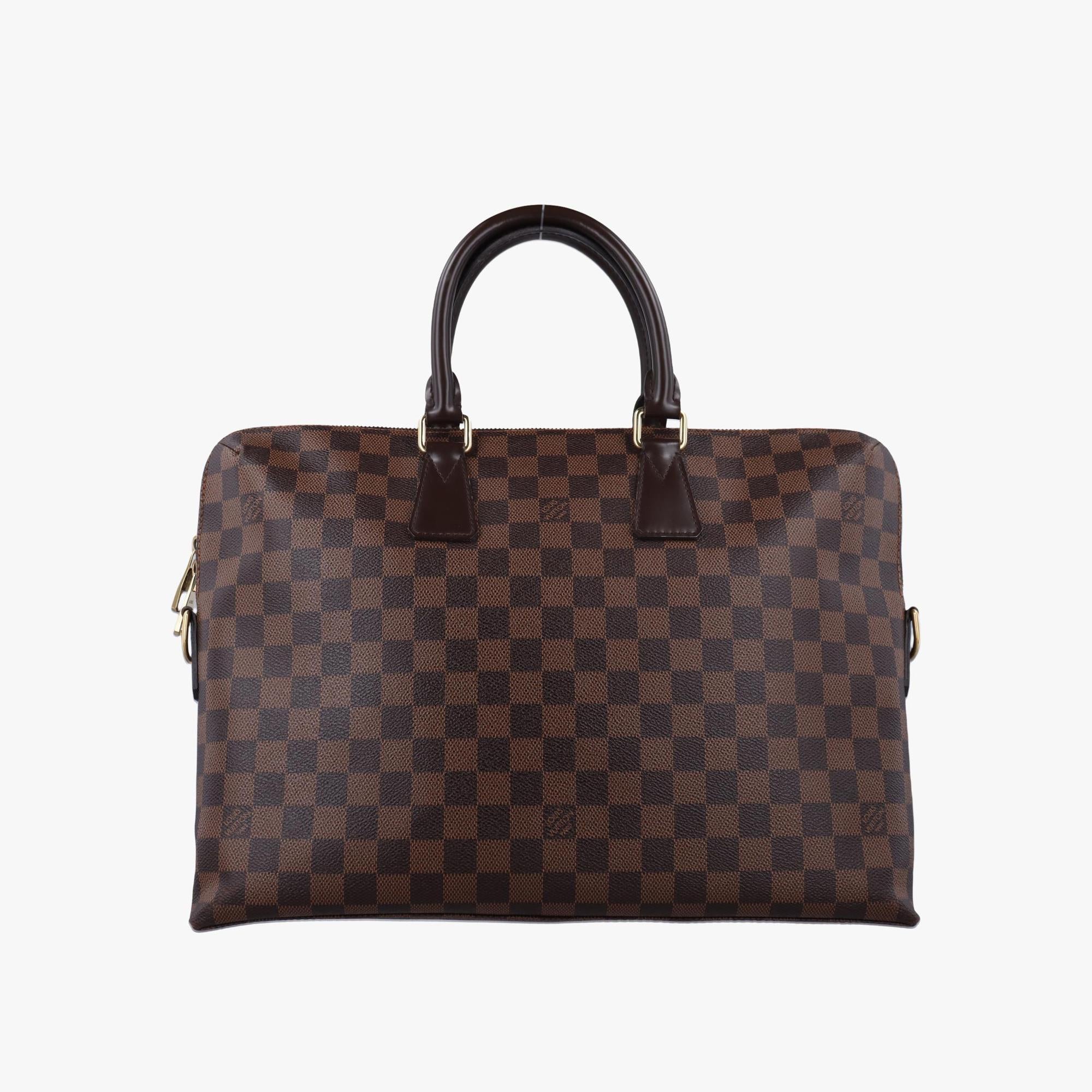 ルイヴィトン Louis Vuitton ショルダーバッグ レディース ポルトドキュマンジュール エベーヌ ダミエキャンバス N42242 CA5114