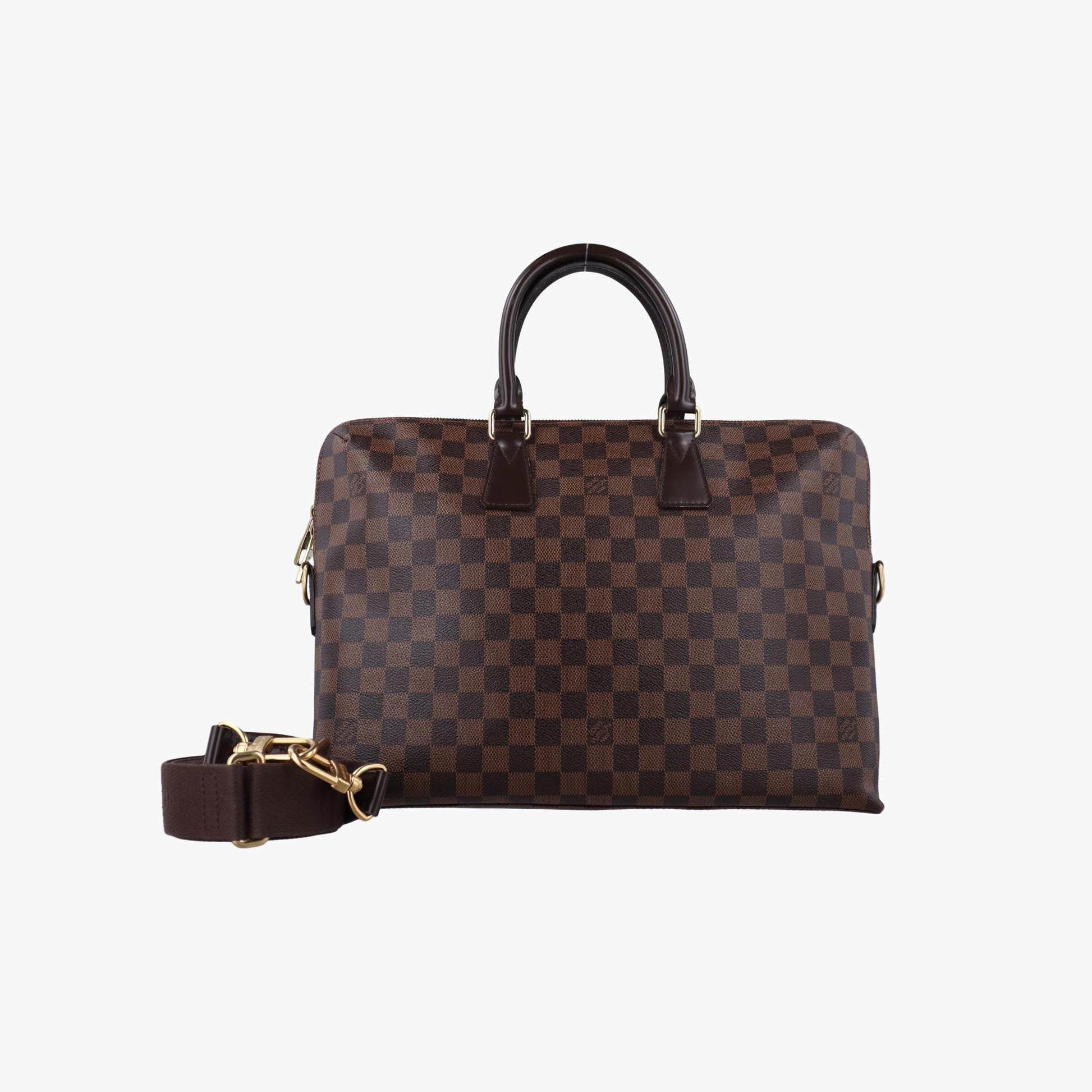 ルイヴィトン Louis Vuitton ショルダーバッグ レディース ポルトドキュマンジュール エベーヌ ダミエキャンバス N42242 CA5114