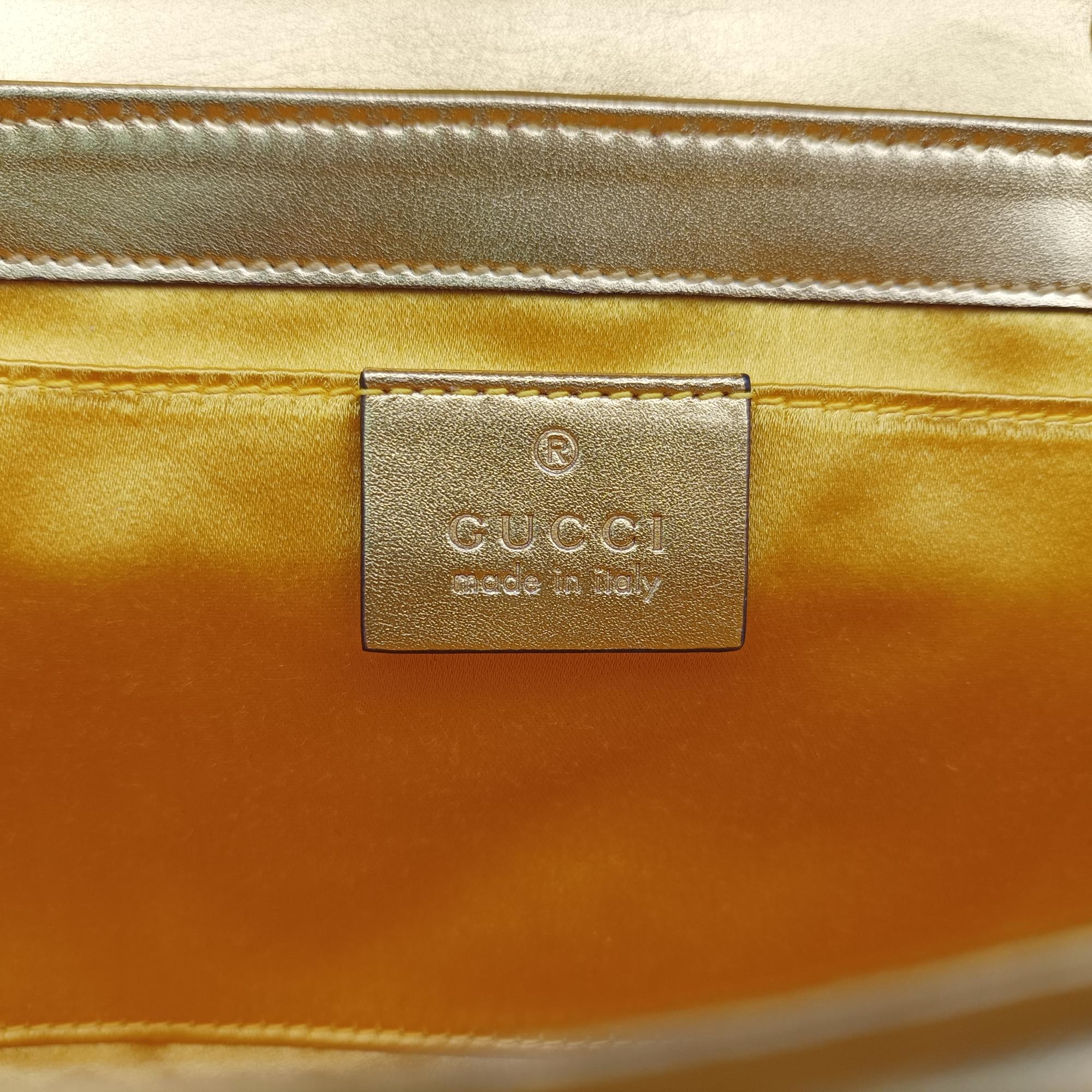 グッチ Gucci ショルダーバッグ レディース GGマーモント ゴールド スパンコール 446744 A033297142