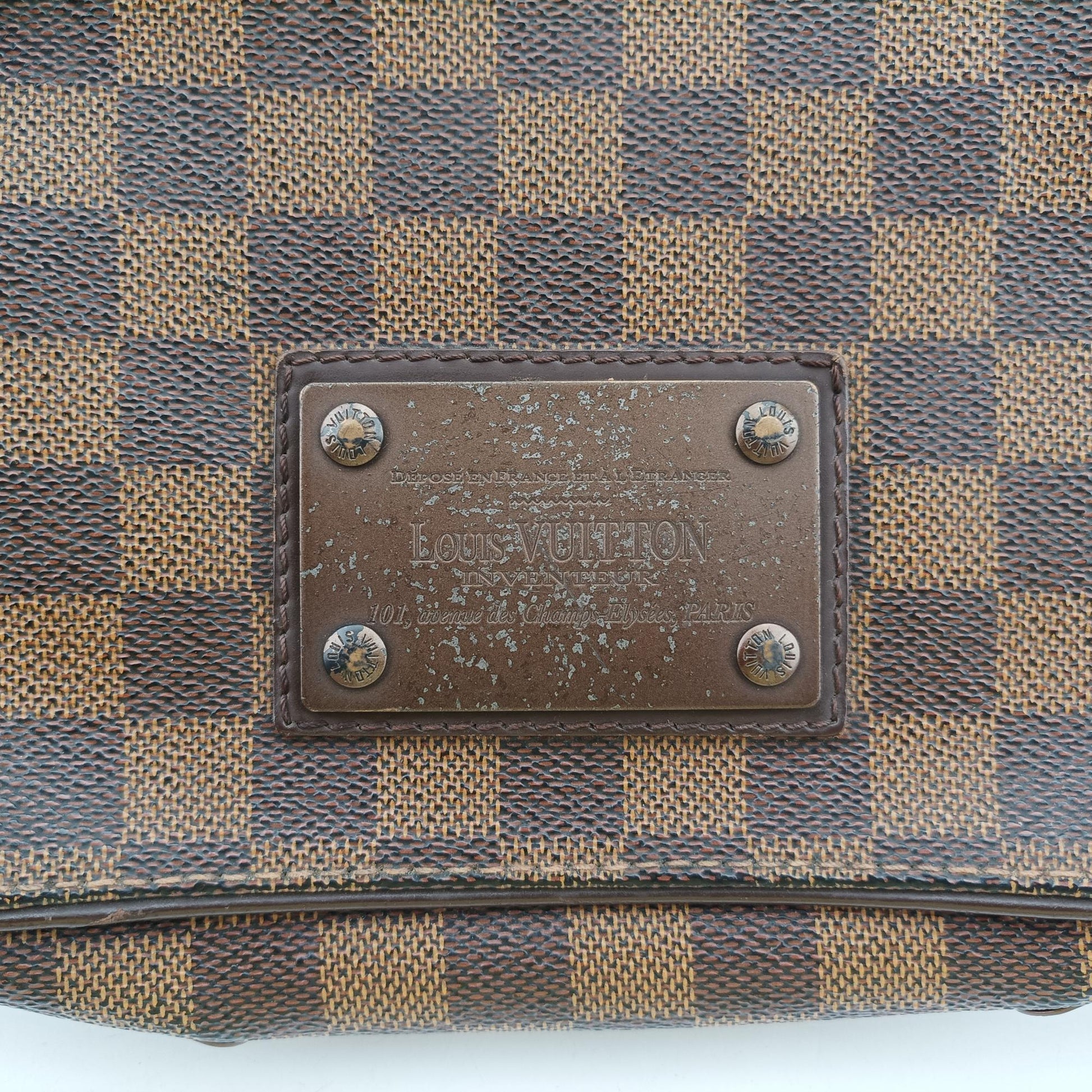 ルイヴィトン Louis Vuitton ショルダーバッグ レディース ブルックリンPM エベヌ ダミエ キャンバス N51210 CA1101