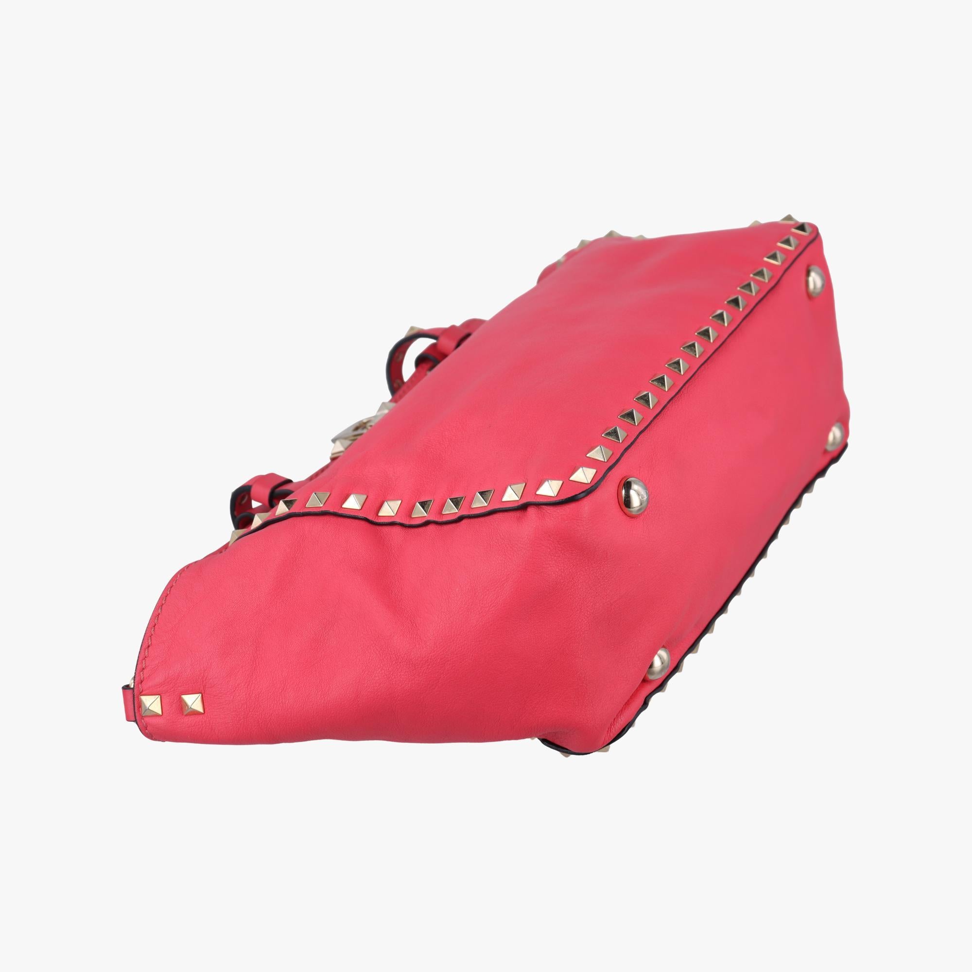 ヴァレンティノ Valentino ショルダーバッグ レディース ロックスタッズ ローズ レッド レザー BL-H037BOL1