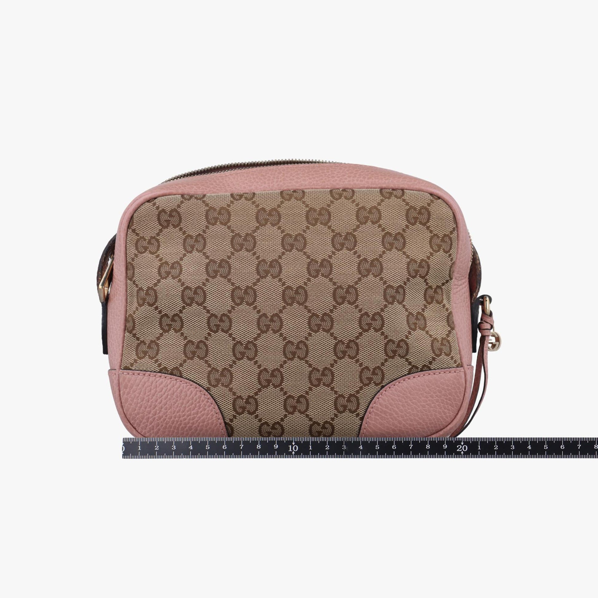 グッチ Gucci ショルダーバッグ レディース ブリー ブラウン×ピンク キャンバス×レザー 449413 C020655423