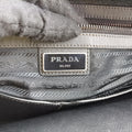 プラダ Prada ハンドバッグ レディース ナイロン ブリーフケース ネロ ブラック レザー×ナイロン VA0983 7/R