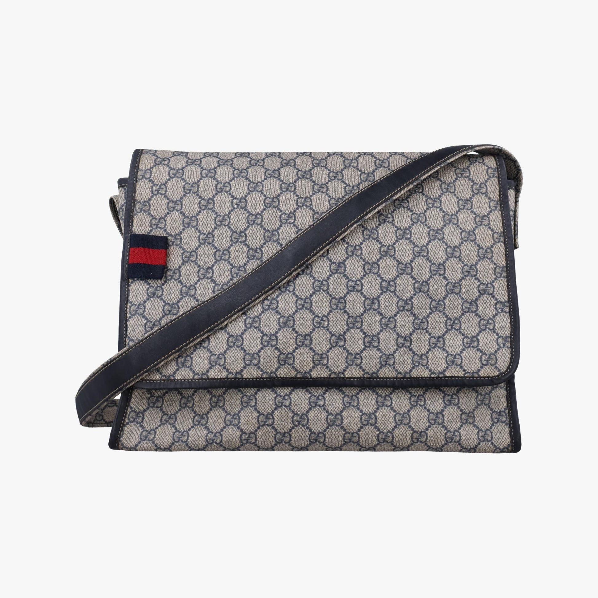 グッチ Gucci ショルダーバッグ レディース GGスプリーム メッセンジャーバッグ グレー PVCコーティングキャンバス 246411 G010464271