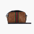 グッチ Gucci ショルダーバッグ レディース オフィディア ブラウン レザー×スエード 573321