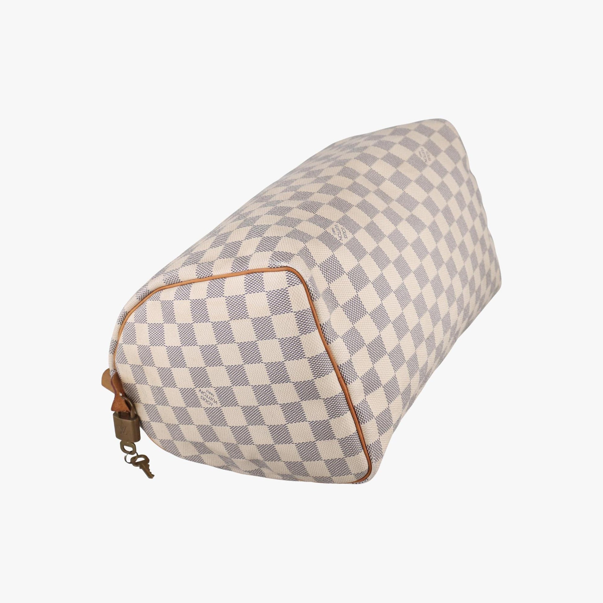 ルイヴィトン Louis Vuitton ボストンバッグ レディース スピーディ30 アズール ダミエキャンバス N41533 BA1162