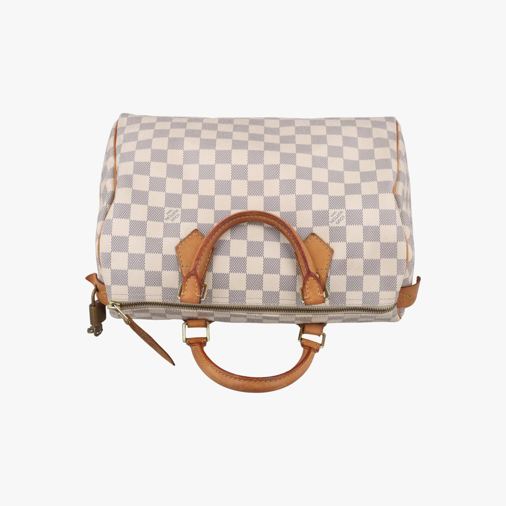 ルイヴィトン Louis Vuitton ボストンバッグ レディース スピーディ30 アズール ダミエキャンバス N41533 BA1162