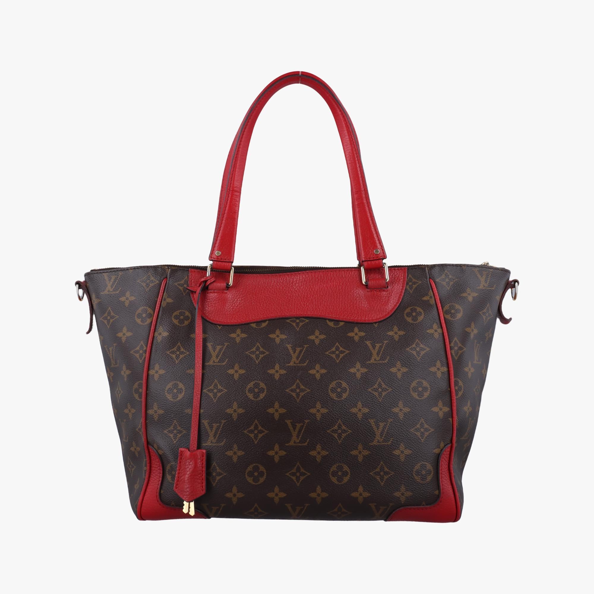 ルイヴィトン Louis Vuitton ショルダーバッグ レディース エストレーラ モノグラム/ブラウン系×コクリコ モノグラムキャンバス×カーフレザー M51193 MI1185