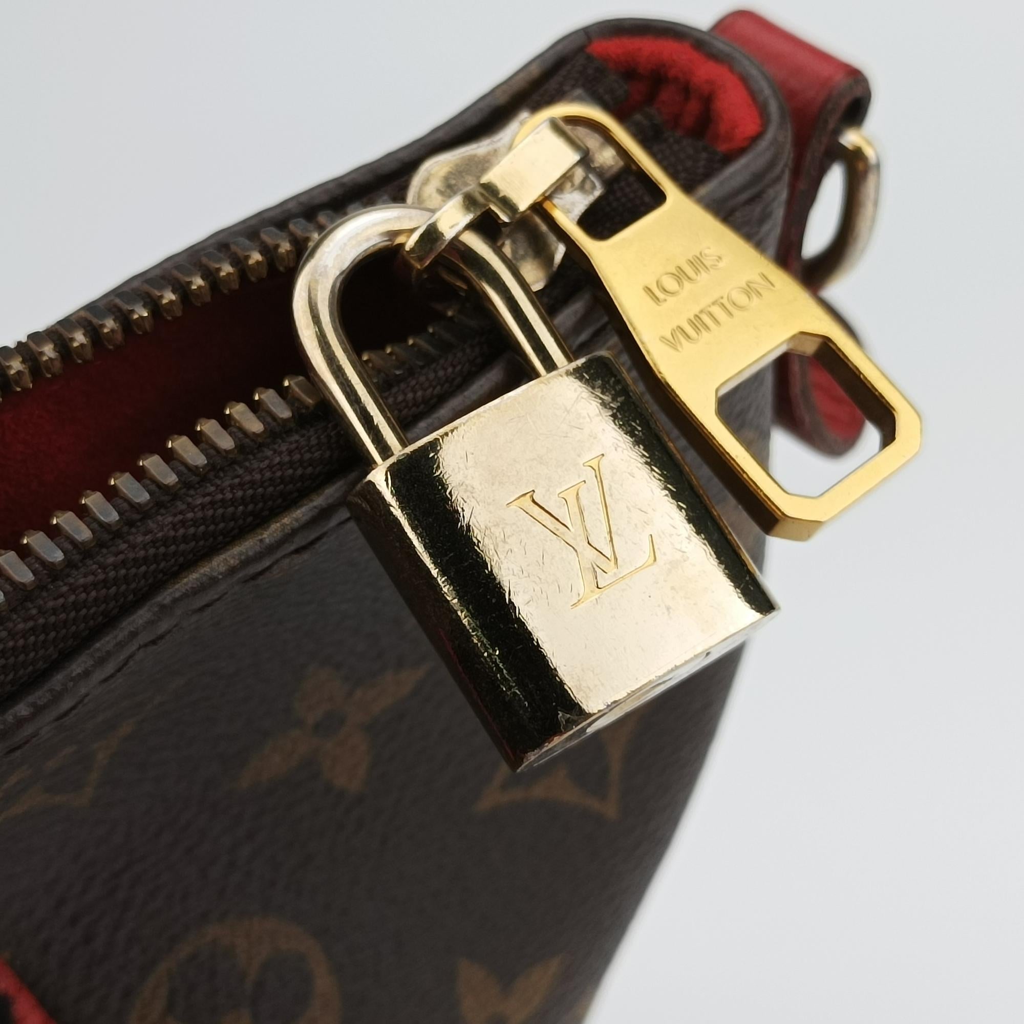 ルイヴィトン Louis Vuitton ショルダーバッグ レディース エストレーラ モノグラム/ブラウン系×コクリコ モノグラムキャンバス×カーフレザー M51193 MI1185