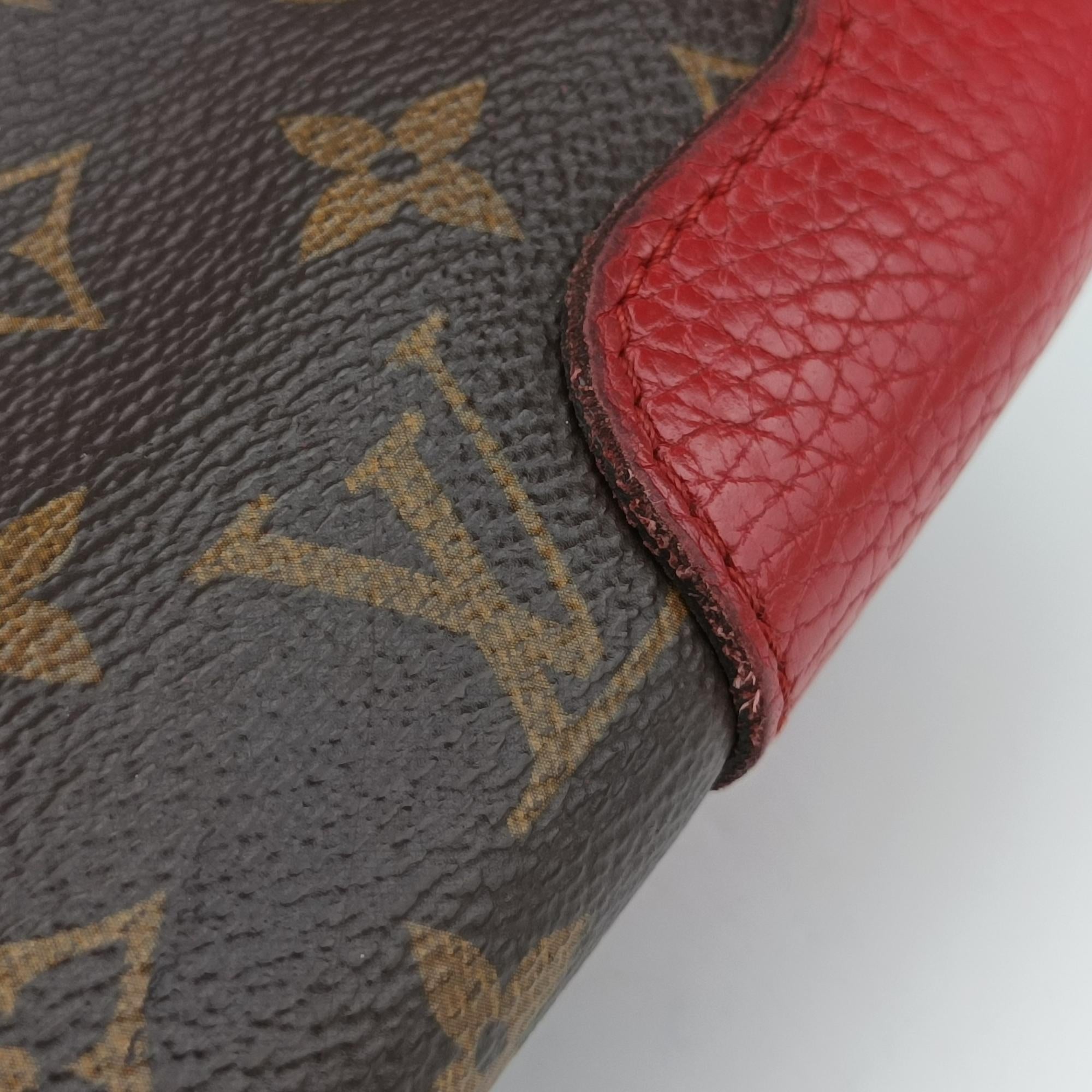 ルイヴィトン Louis Vuitton ショルダーバッグ レディース エストレーラ モノグラム/ブラウン系×コクリコ モノグラムキャンバス×カーフレザー M51193 MI1185