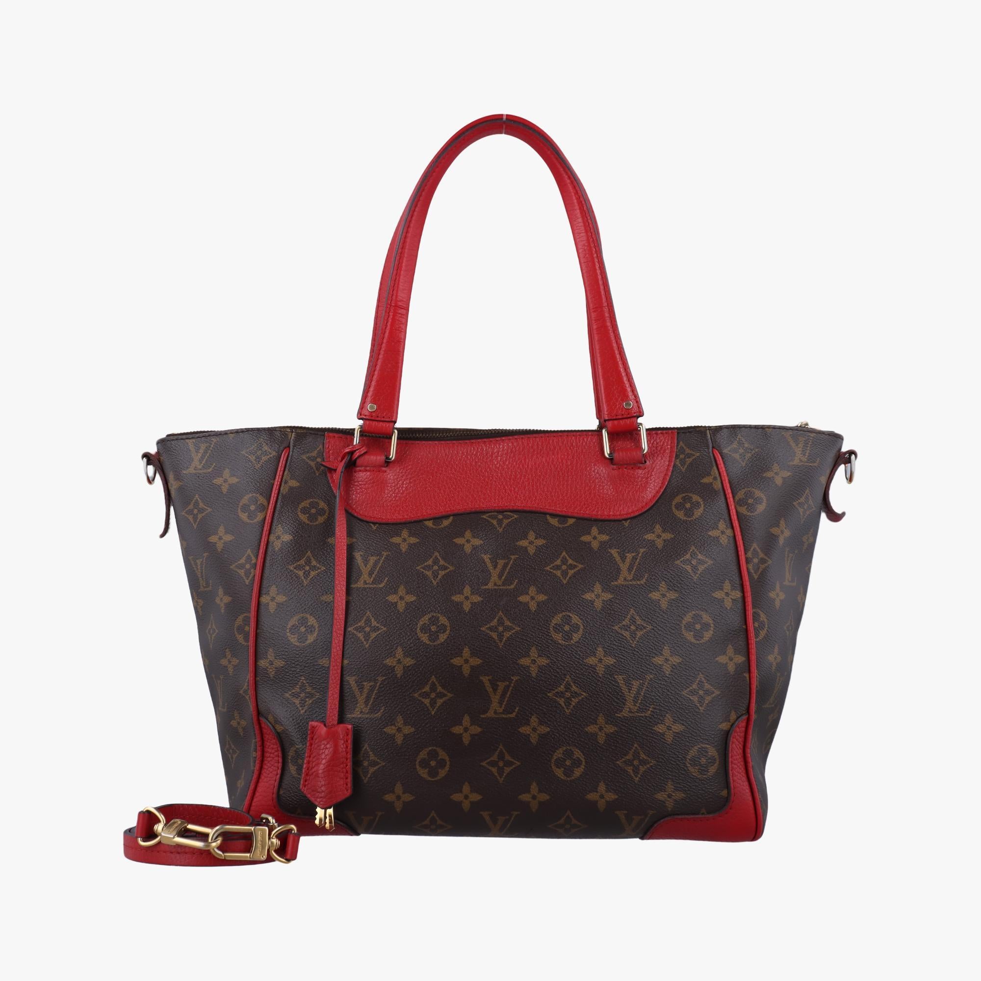 ルイヴィトン Louis Vuitton ショルダーバッグ レディース エストレーラ モノグラム/ブラウン系×コクリコ モノグラムキャンバス×カーフレザー M51193 MI1185