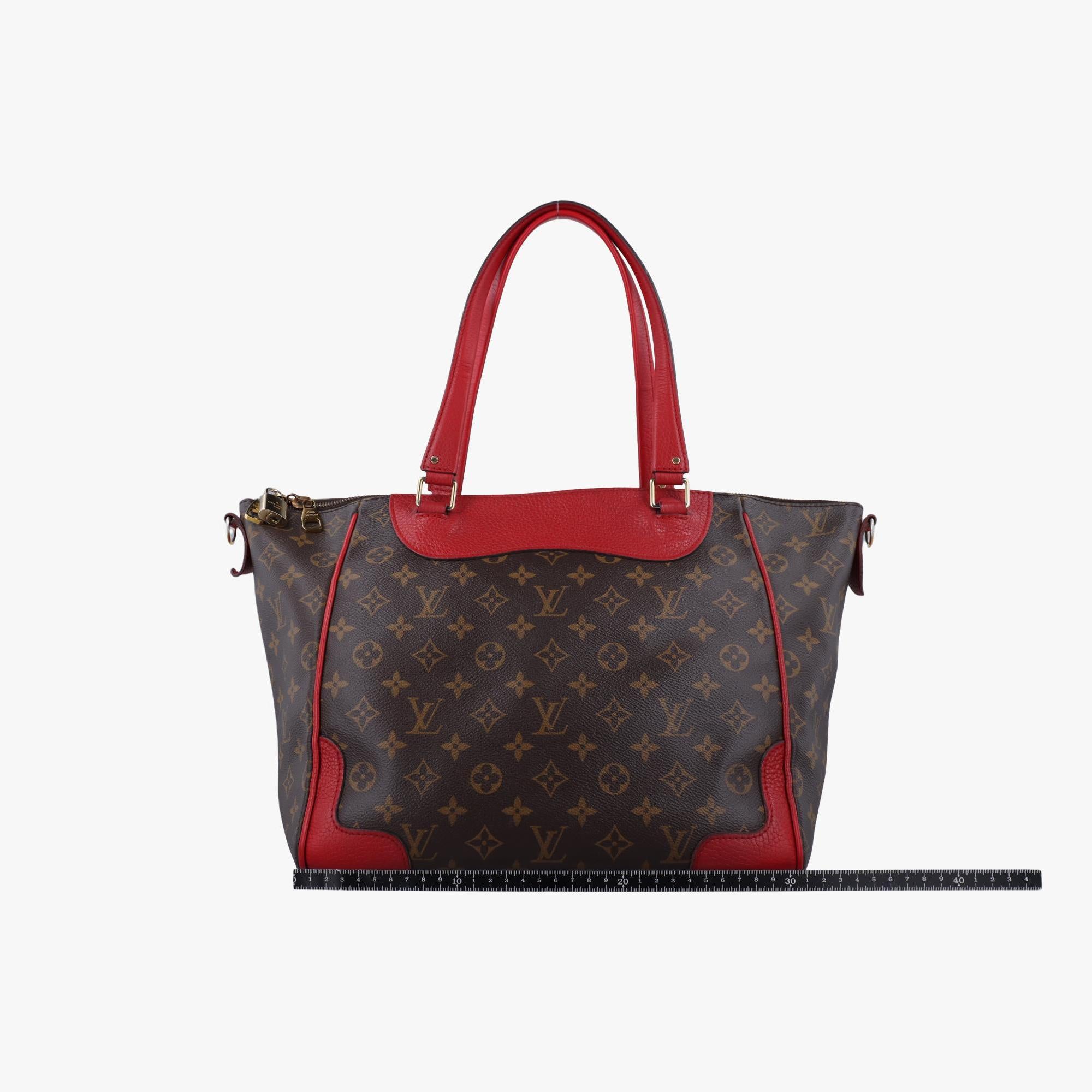 ルイヴィトン Louis Vuitton ショルダーバッグ レディース エストレーラ モノグラム/ブラウン系×コクリコ モノグラムキャンバス×カーフレザー M51193 MI1185