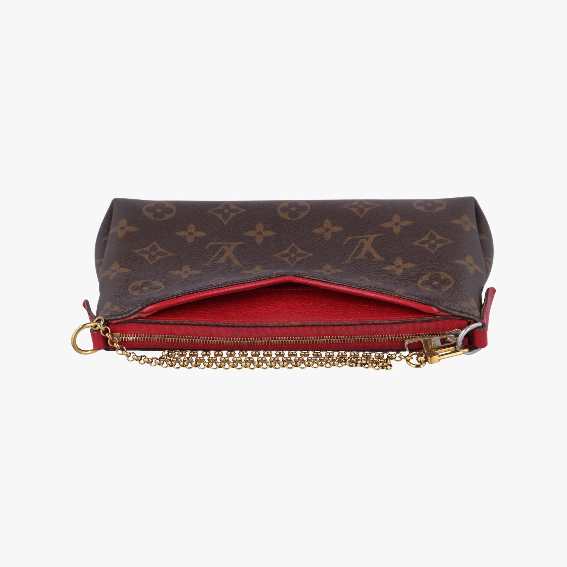 ルイヴィトン Louis Vuitton ショルダーバッグ レディース パラス モノグラム/ブラウン系×スリーズ モノグラムキャンバス×カーフレザー M41638 GI0117