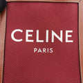 セリーヌ Celine ショルダーバッグ レディース ミニ バーティカル カバ レッド キャンバス×レザー S-LM-4260