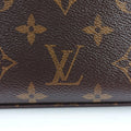 ルイヴィトン Louis Vuitton ショルダーバッグ レディース サンミシェル モノグラム/ブラウン系×コクリコ モノグラムキャンバス×カーフレザー M44031 CA1198