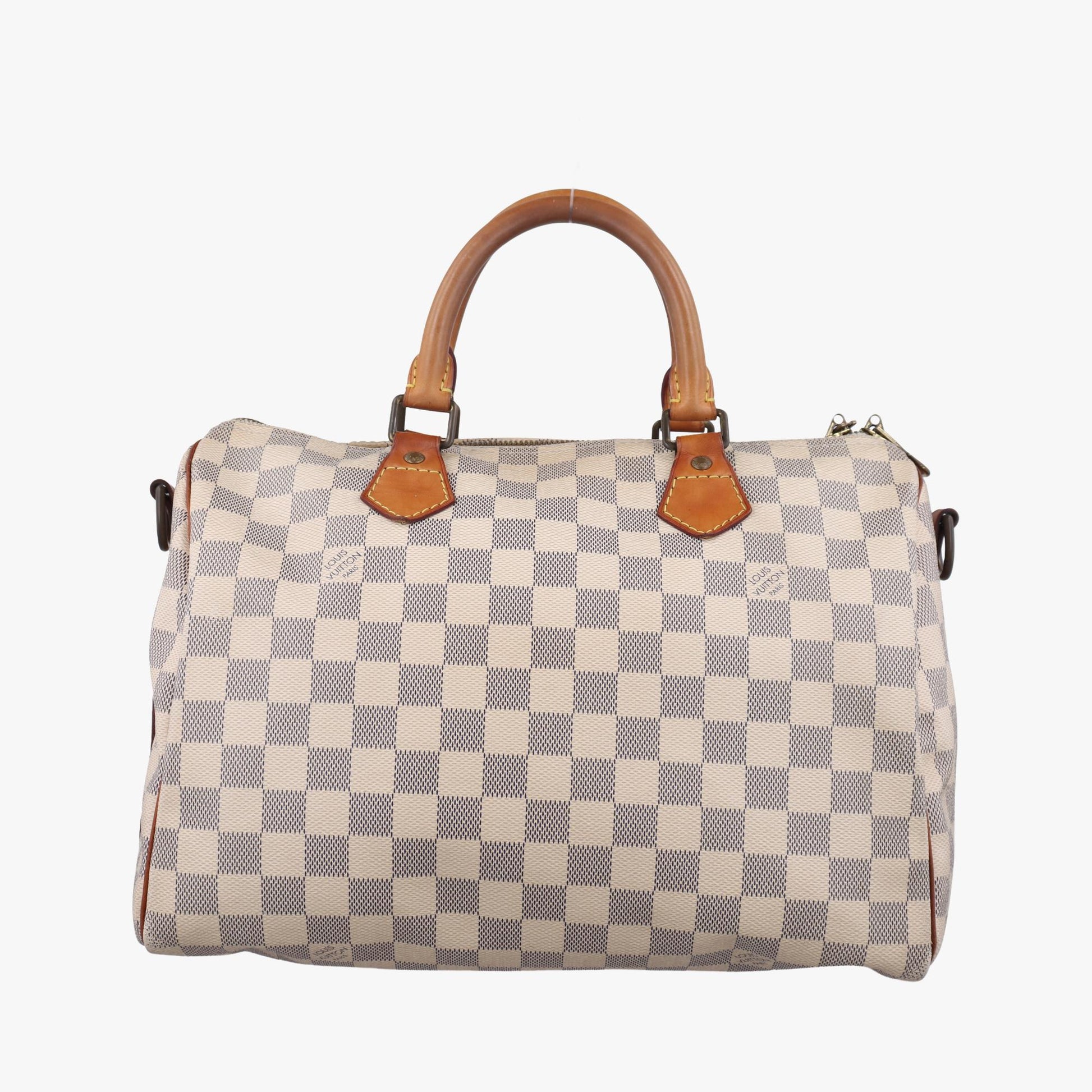 ルイヴィトン Louis Vuitton ボストンバッグ レディース スピーディ30 ホワイト ダミエキャンバス N41533 SP2193