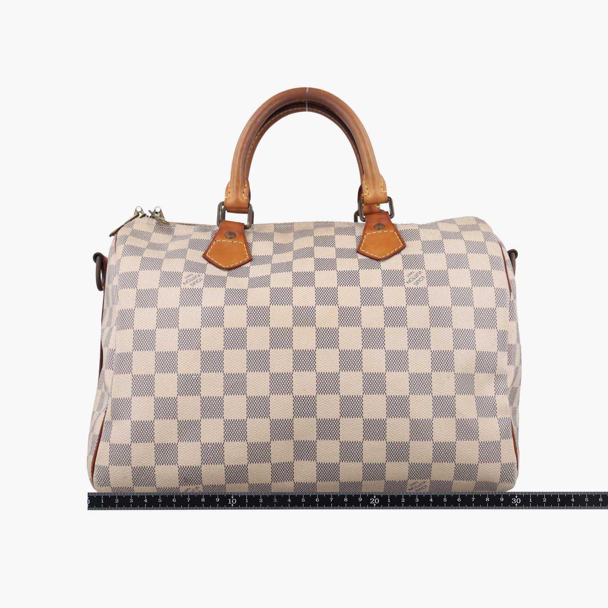 ルイヴィトン Louis Vuitton ボストンバッグ レディース スピーディ30 ホワイト ダミエキャンバス N41533 SP2193