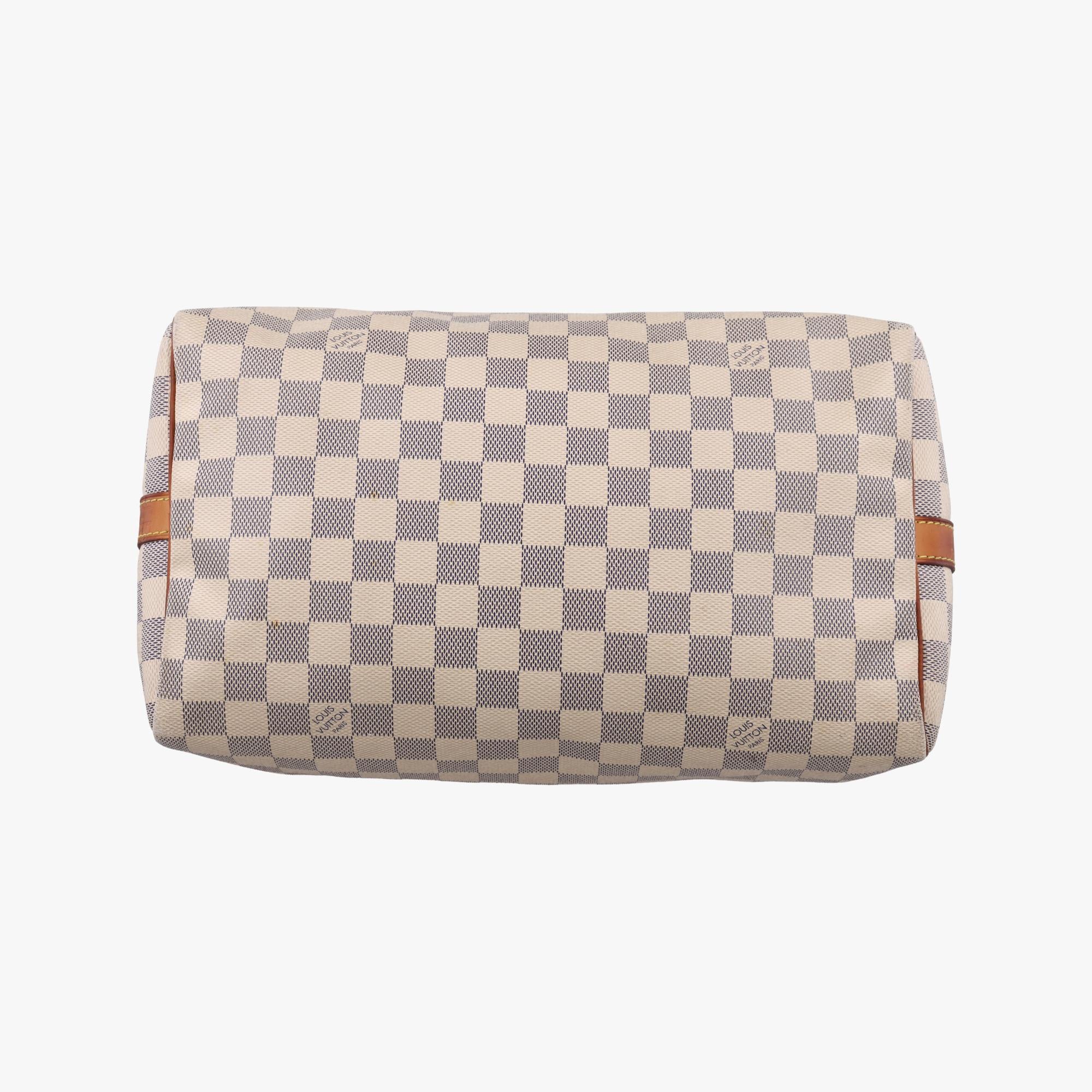 ルイヴィトン Louis Vuitton ボストンバッグ レディース スピーディ30 ホワイト ダミエキャンバス N41533 SP2193