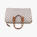 ルイヴィトン Louis Vuitton ボストンバッグ レディース スピーディ35 アズール ダミエキャンバス N41535 DU2098