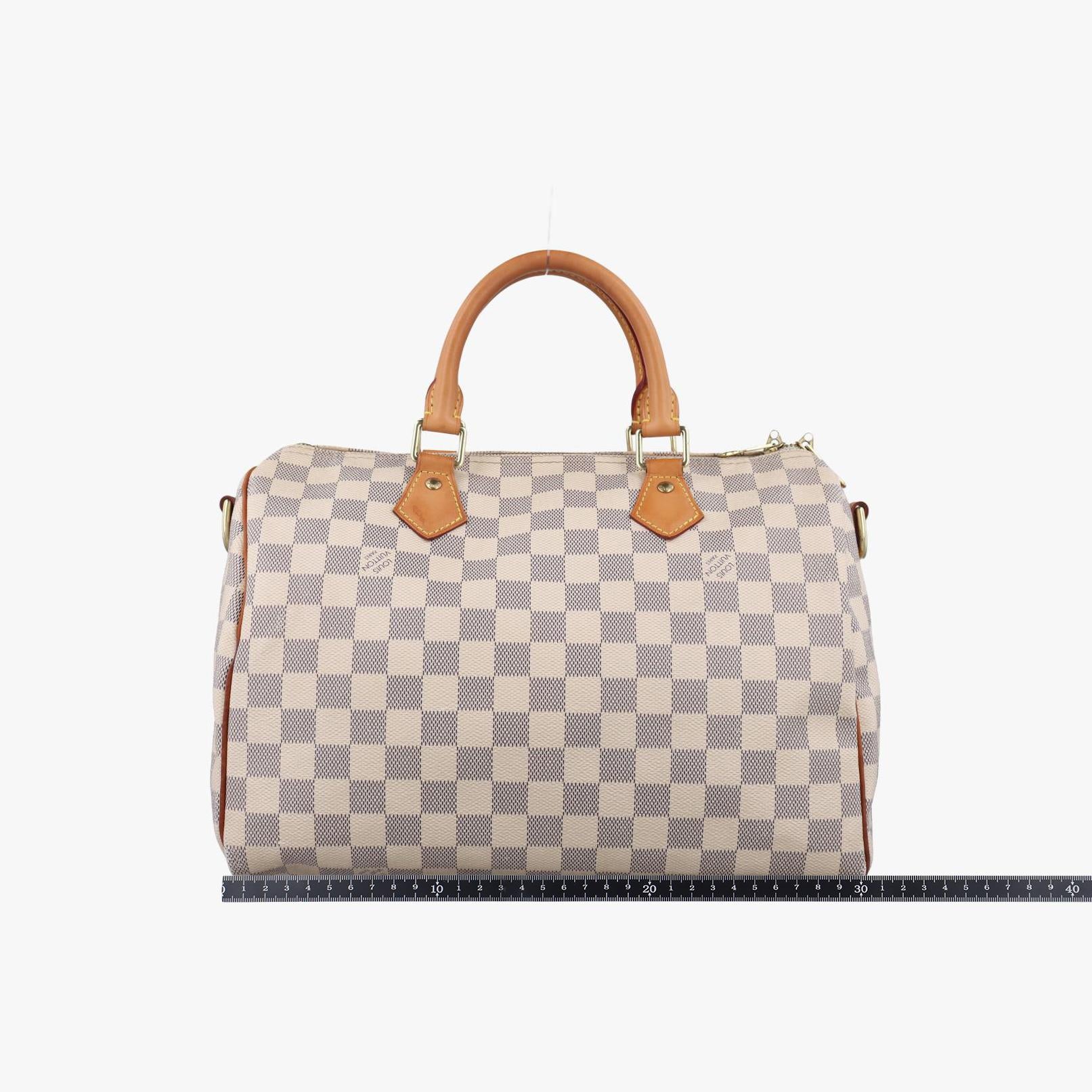 ルイヴィトン Louis Vuitton ボストンバッグ レディース スピーディ30 アズール ダミエキャンバス N41533 SP2106