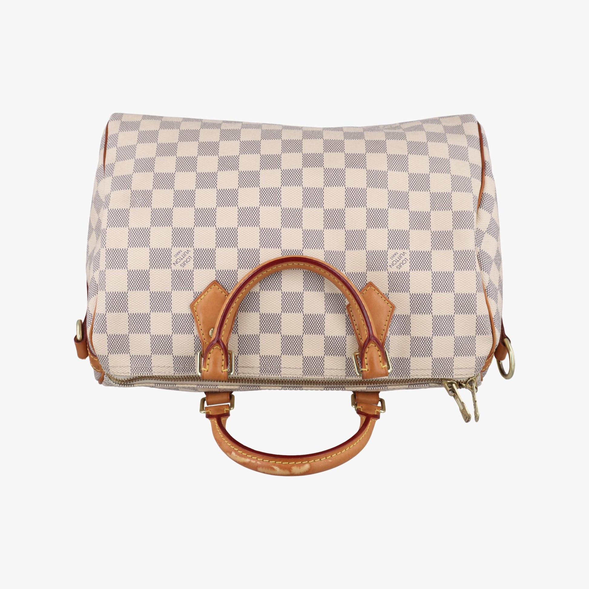 ルイヴィトン Louis Vuitton ボストンバッグ レディース スピーディ30 アズール ダミエキャンバス N41533 SP2106