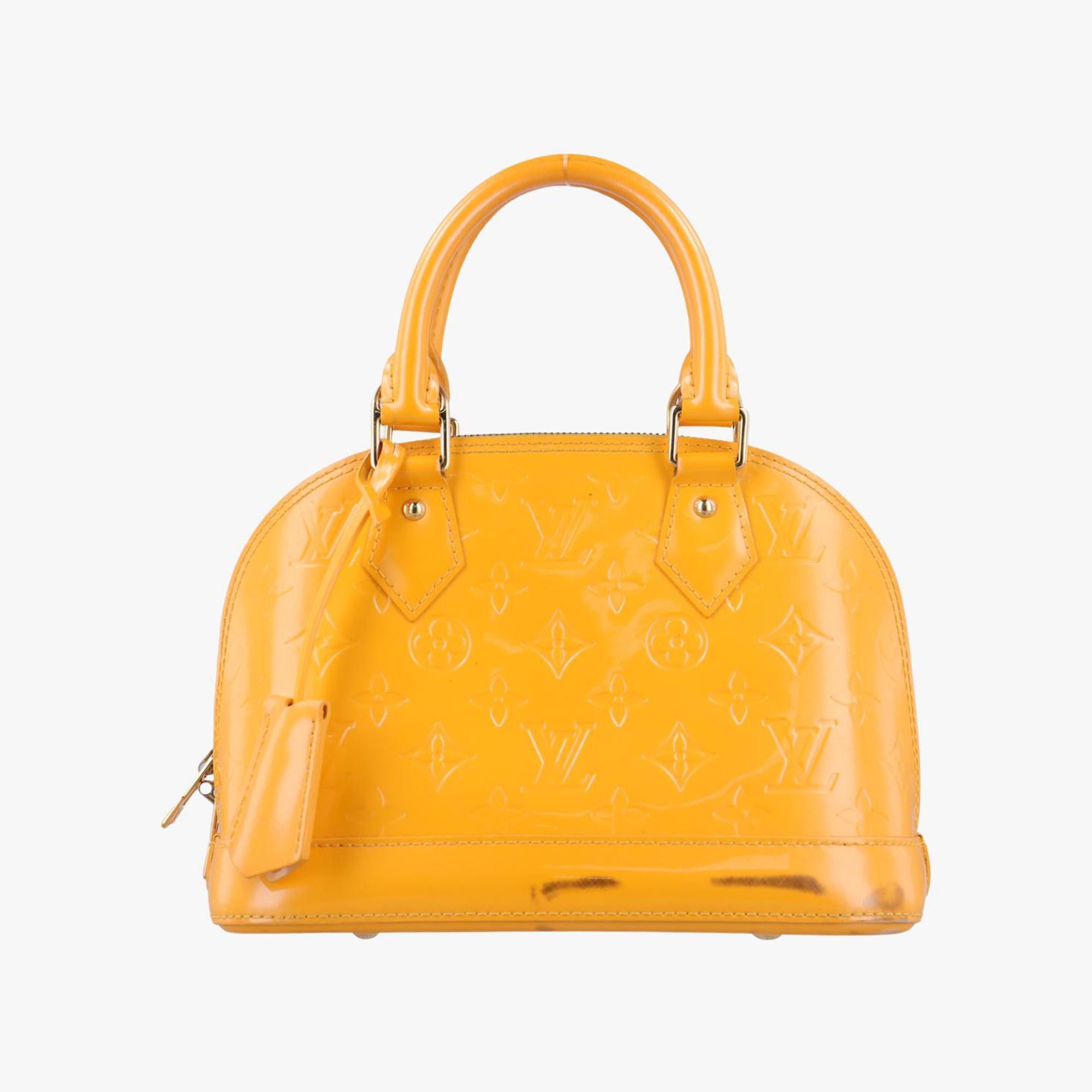 ルイヴィトン Louis Vuitton ショルダーバッグ レディース アルマBB ジョーヌパッション ヴェルニ M91697 MI1142