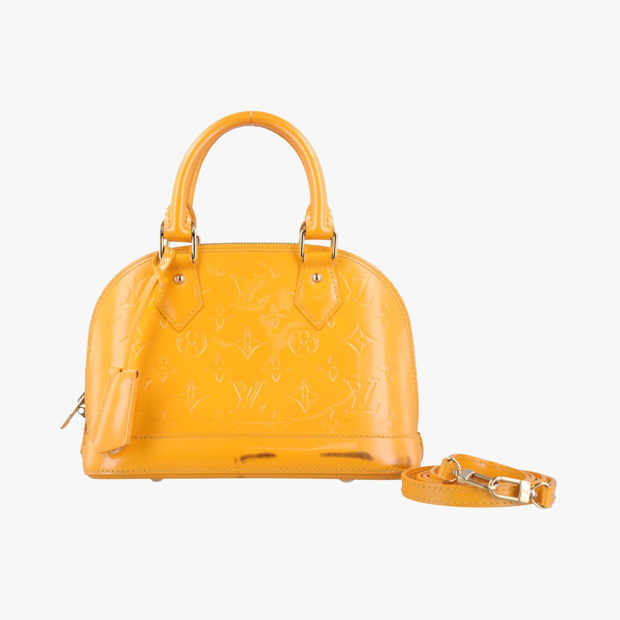 ルイヴィトン Louis Vuitton ショルダーバッグ レディース アルマBB ジョーヌパッション ヴェルニ M91697 MI1142