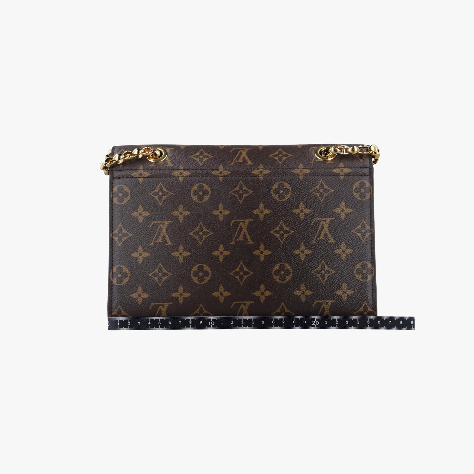 ルイヴィトン Louis Vuitton ショルダーバッグ レディース ヴィクトワール モノグラム/ブラウン系×ブラック モノグラムキャンバス×カーフレザー M41730 CA0177