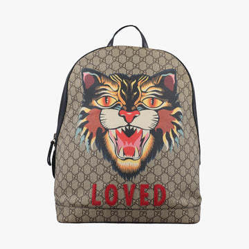 グッチ Gucci リュック/バックパック レディース アングリーキャット　CGスプリーム マルチカラー PVCコーティングキャンバス 419584 G022621221