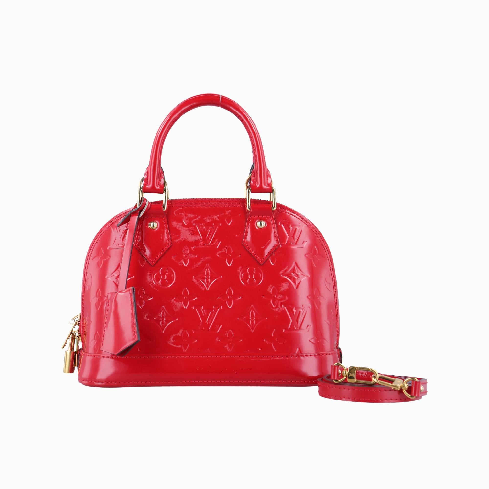 ルイヴィトン Louis Vuitton ショルダーバッグ レディース アルマBB スリーズ ヴェルニ M90174 FL1136