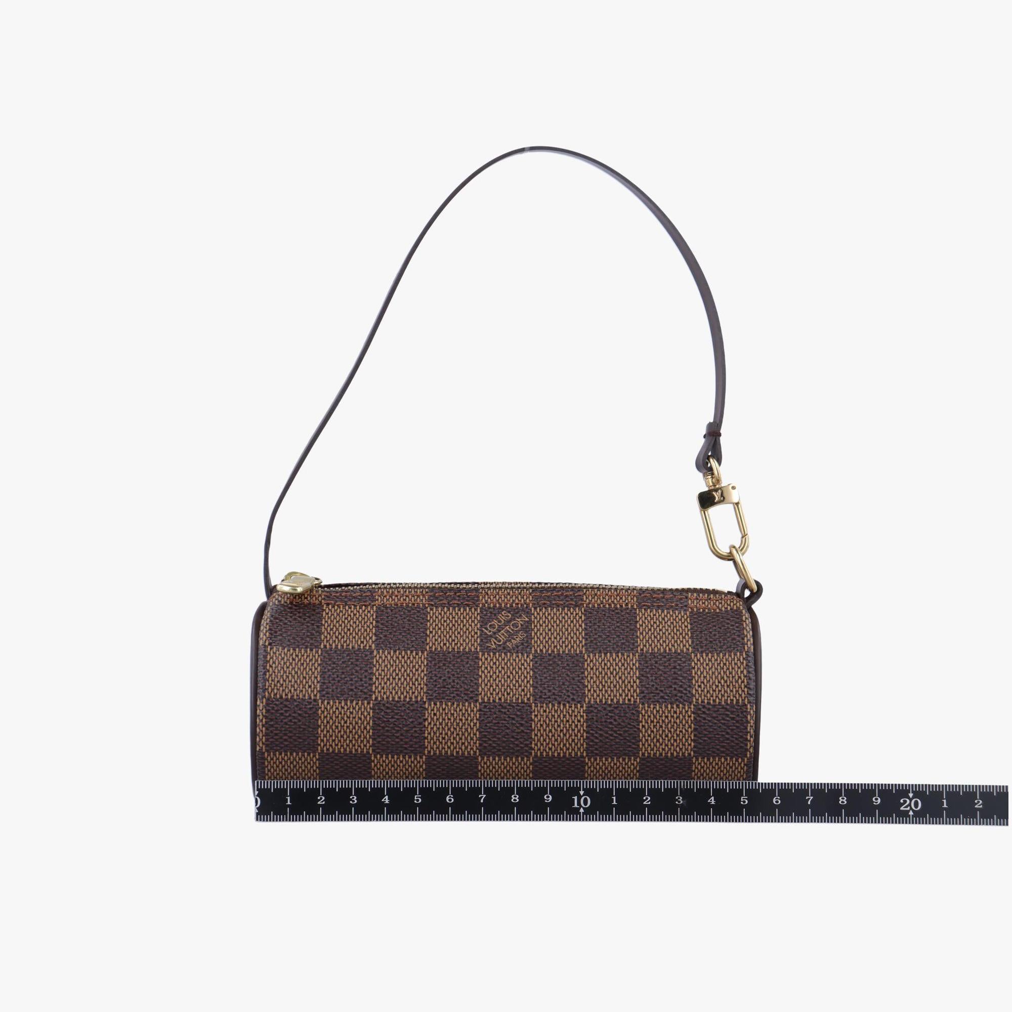 ルイヴィトン Louis Vuitton ハンドバッグ レディース ポシェットパピヨン エベーヌ ダミエキャンバス N51380