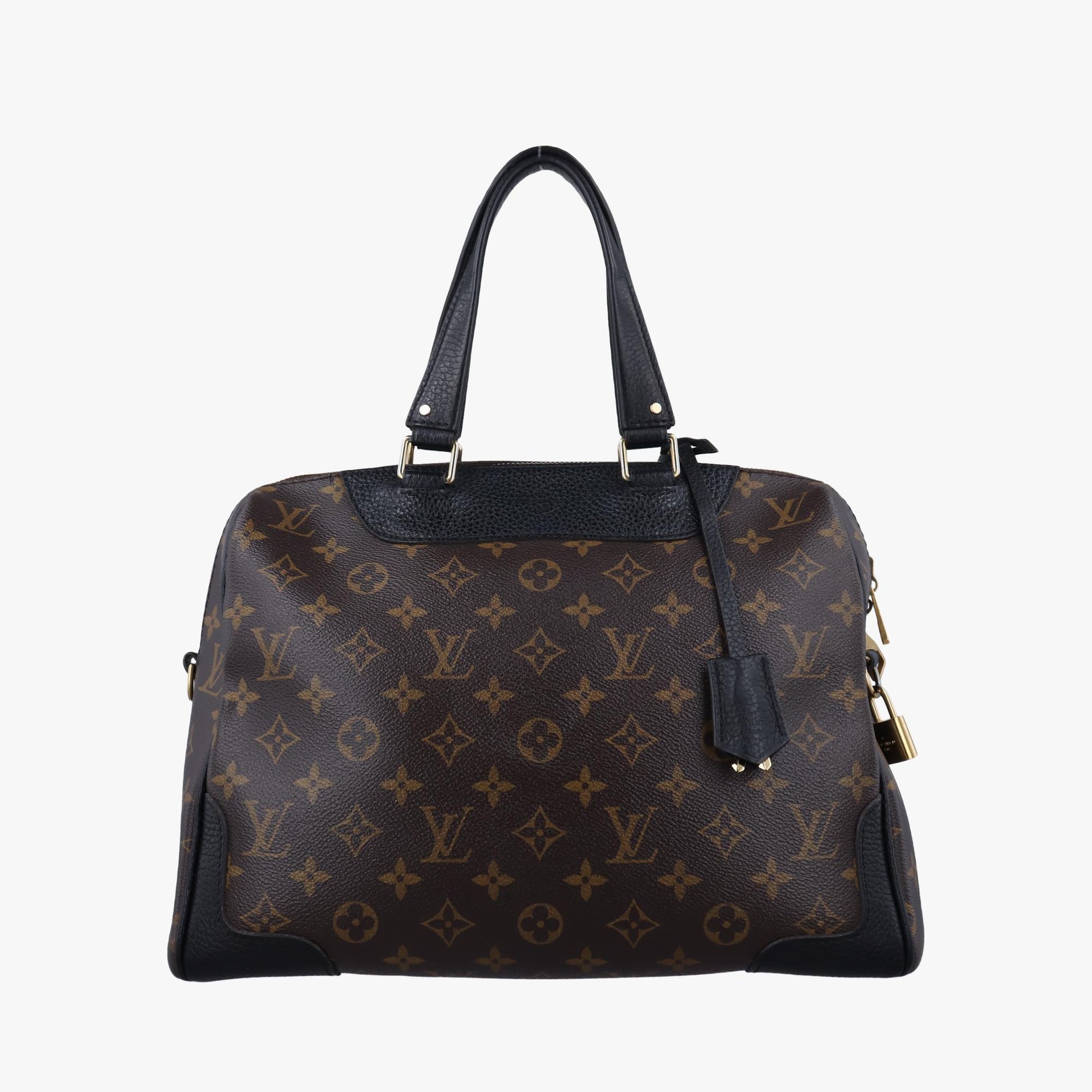 ルイヴィトン Louis Vuitton ショルダーバッグ レディース レティーロPM モノグラム/ブラウン系×ノワール モノグラム マカサー×カーフレザー M50058 DR1115