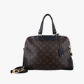 ルイヴィトン Louis Vuitton ショルダーバッグ レディース レティーロPM モノグラム/ブラウン系×ノワール モノグラム マカサー×カーフレザー M50058 DR1115