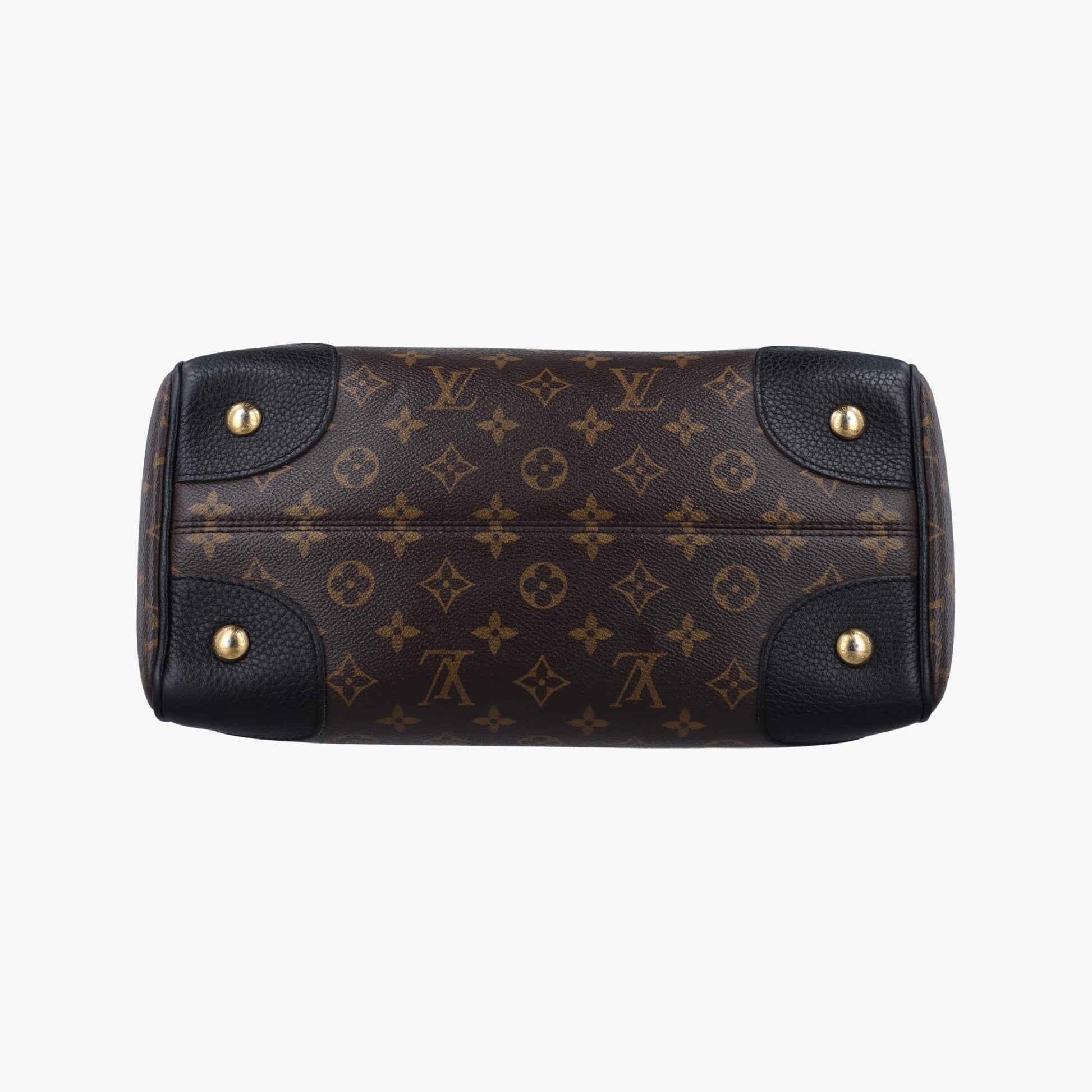 ルイヴィトン Louis Vuitton ショルダーバッグ レディース レティーロPM モノグラム/ブラウン系×ノワール モノグラム マカサー×カーフレザー M50058 DR1115