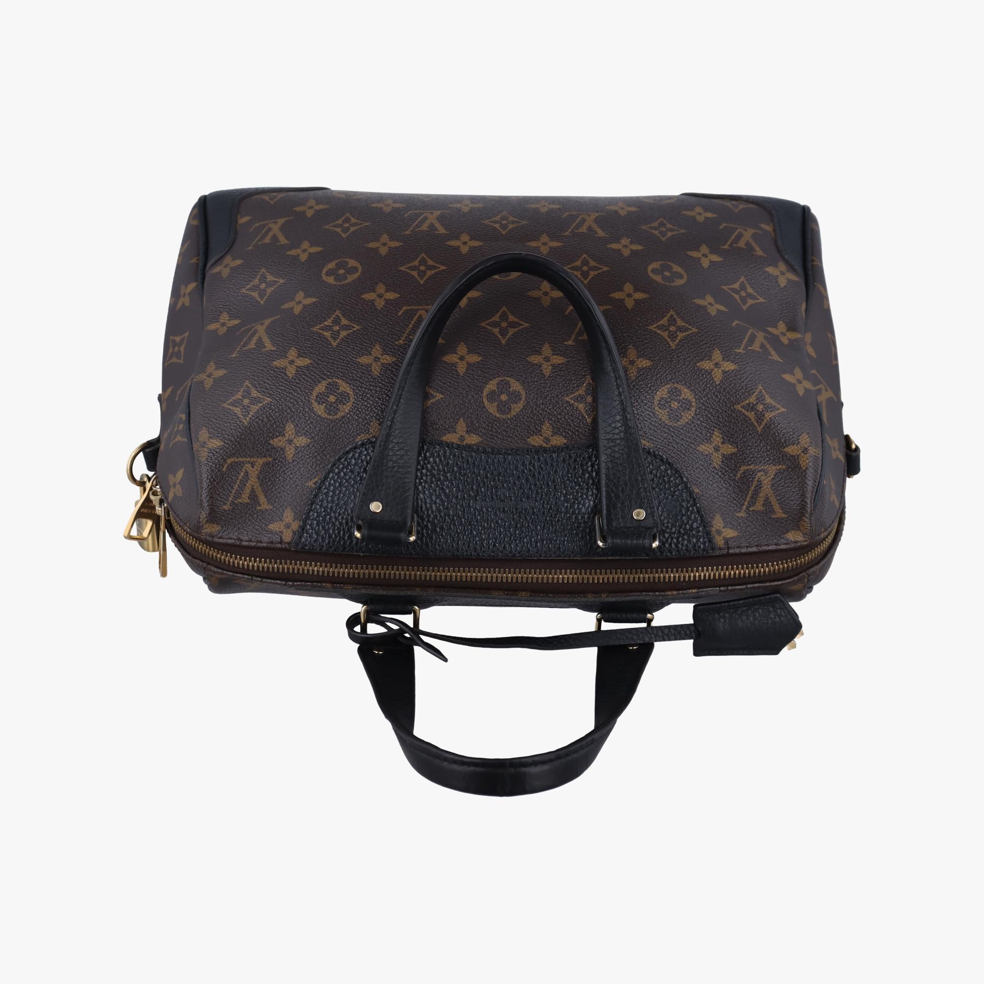 ルイヴィトン Louis Vuitton ショルダーバッグ レディース レティーロPM モノグラム/ブラウン系×ノワール モノグラム マカサー×カーフレザー M50058 DR1115