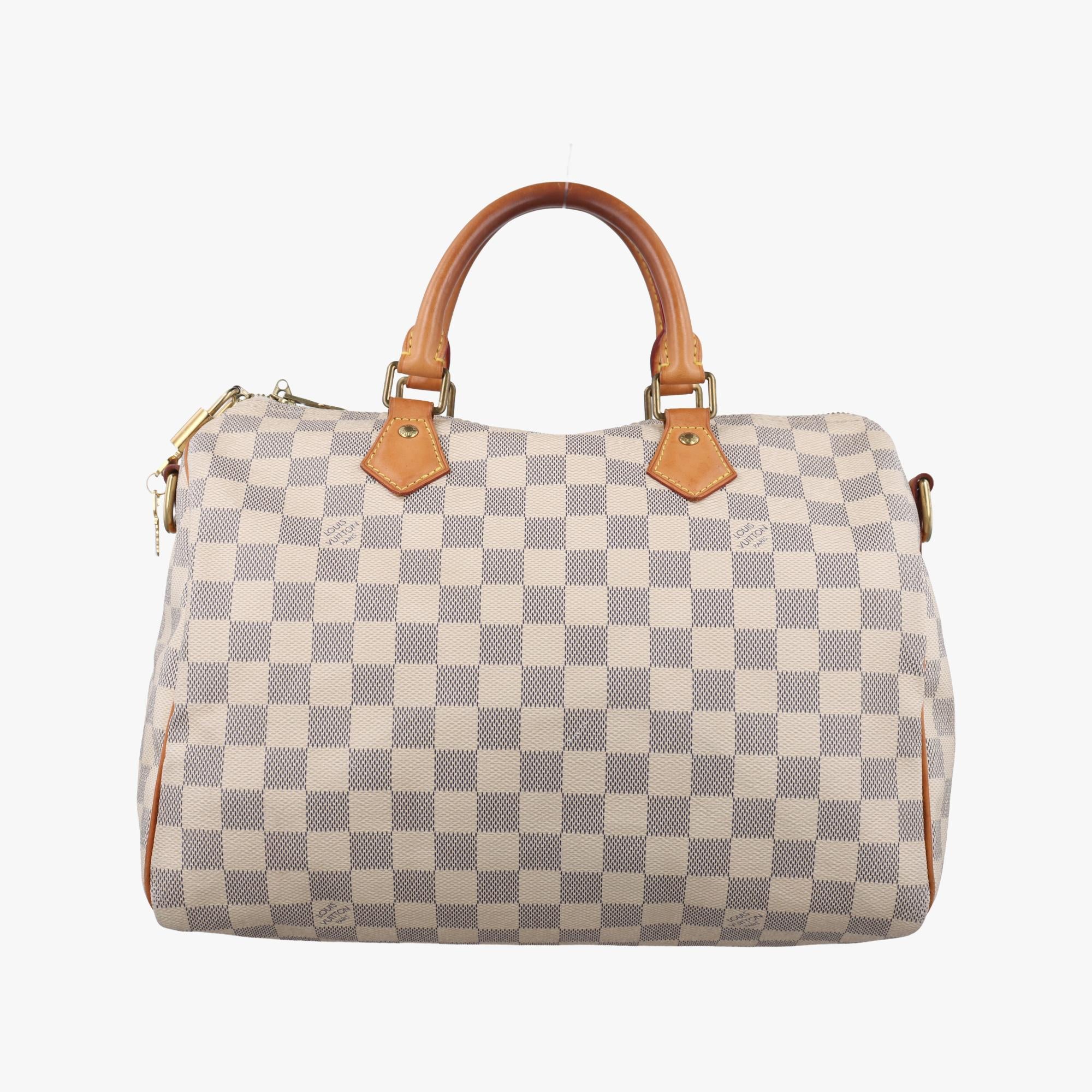 ルイヴィトン Louis Vuitton ボストンバッグ レディース スピーディ30 アズール ダミエキャンバス N41533 SP3176