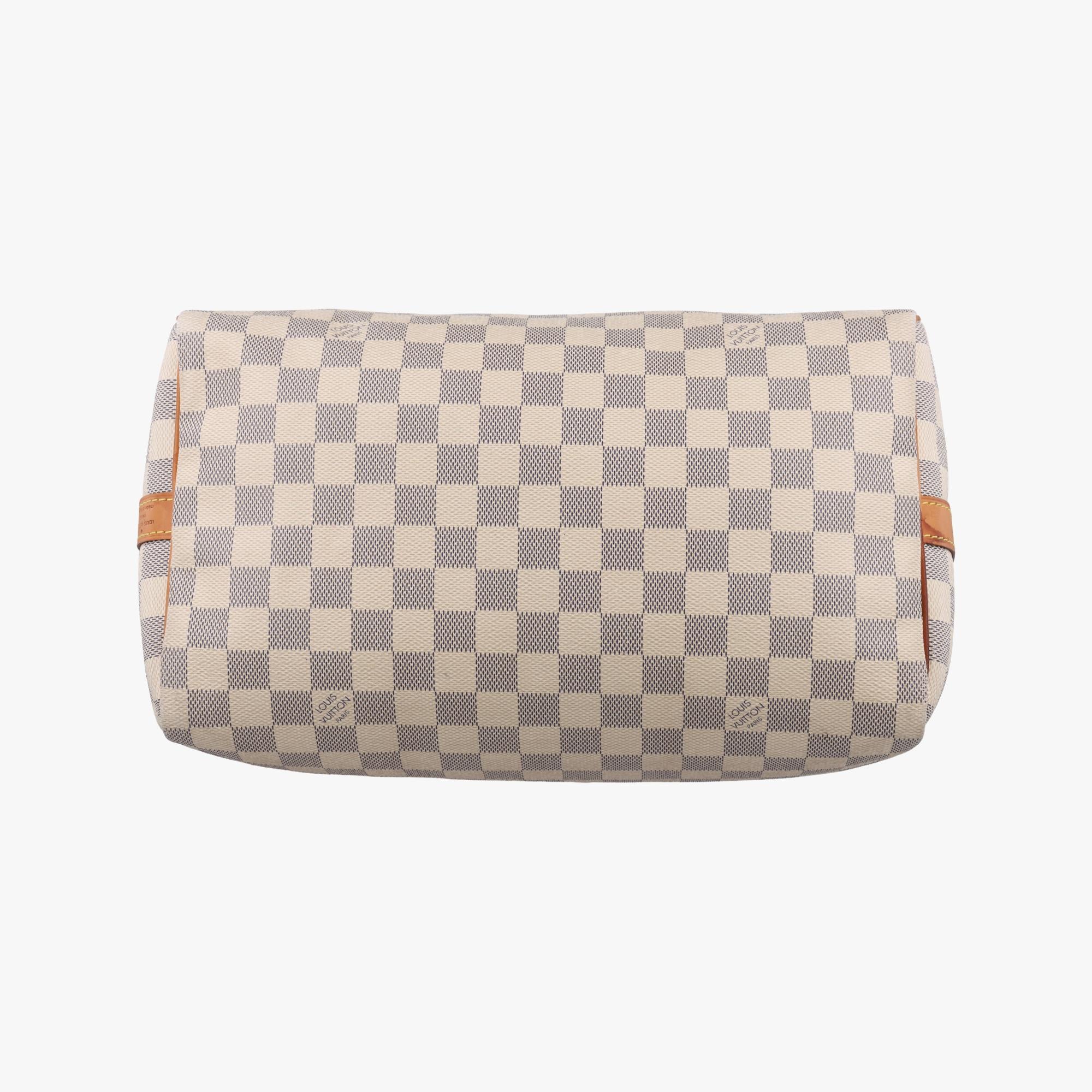 ルイヴィトン Louis Vuitton ボストンバッグ レディース スピーディ30 アズール ダミエキャンバス N41533 SP3176