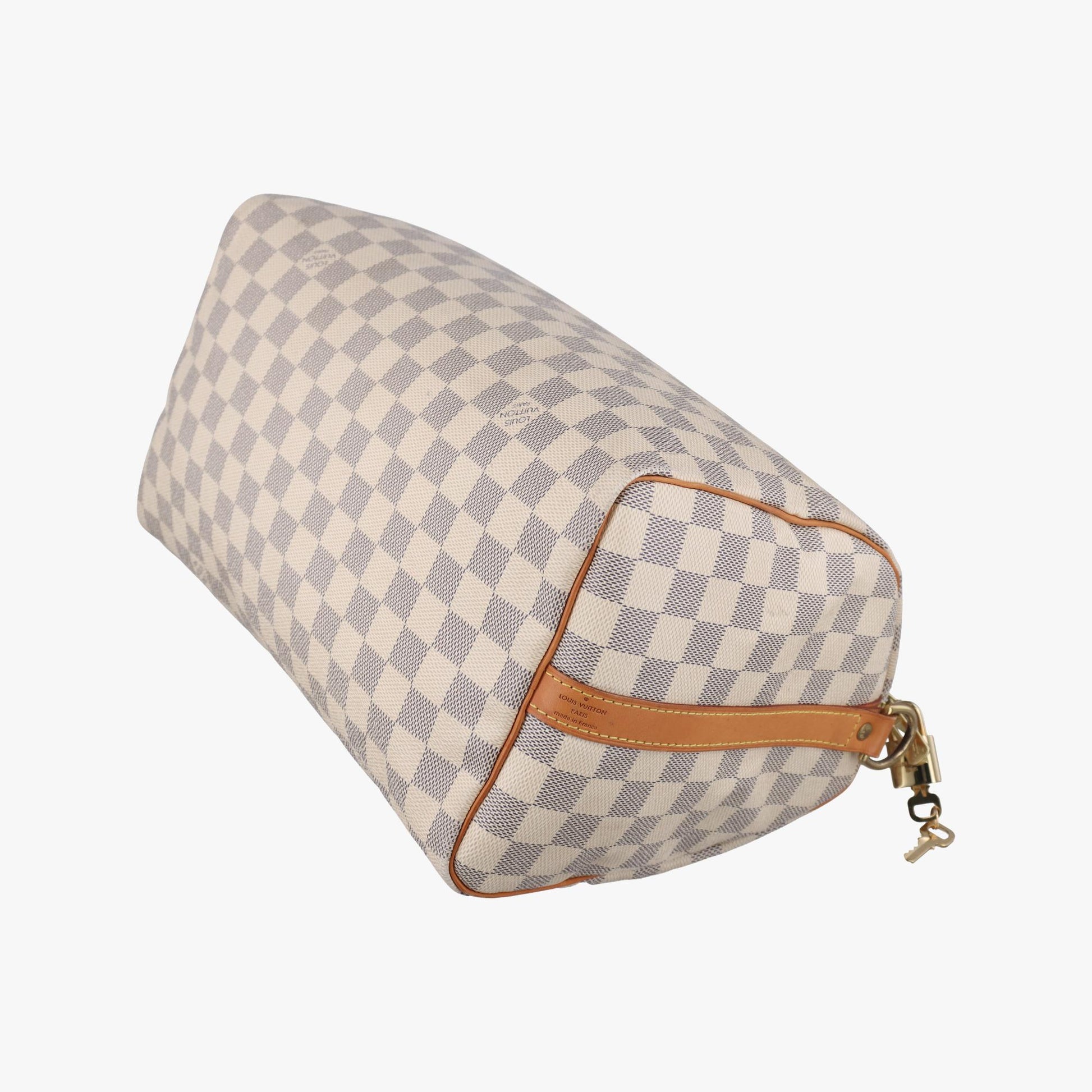 ルイヴィトン Louis Vuitton ボストンバッグ レディース スピーディ30 アズール ダミエキャンバス N41533 SP3176