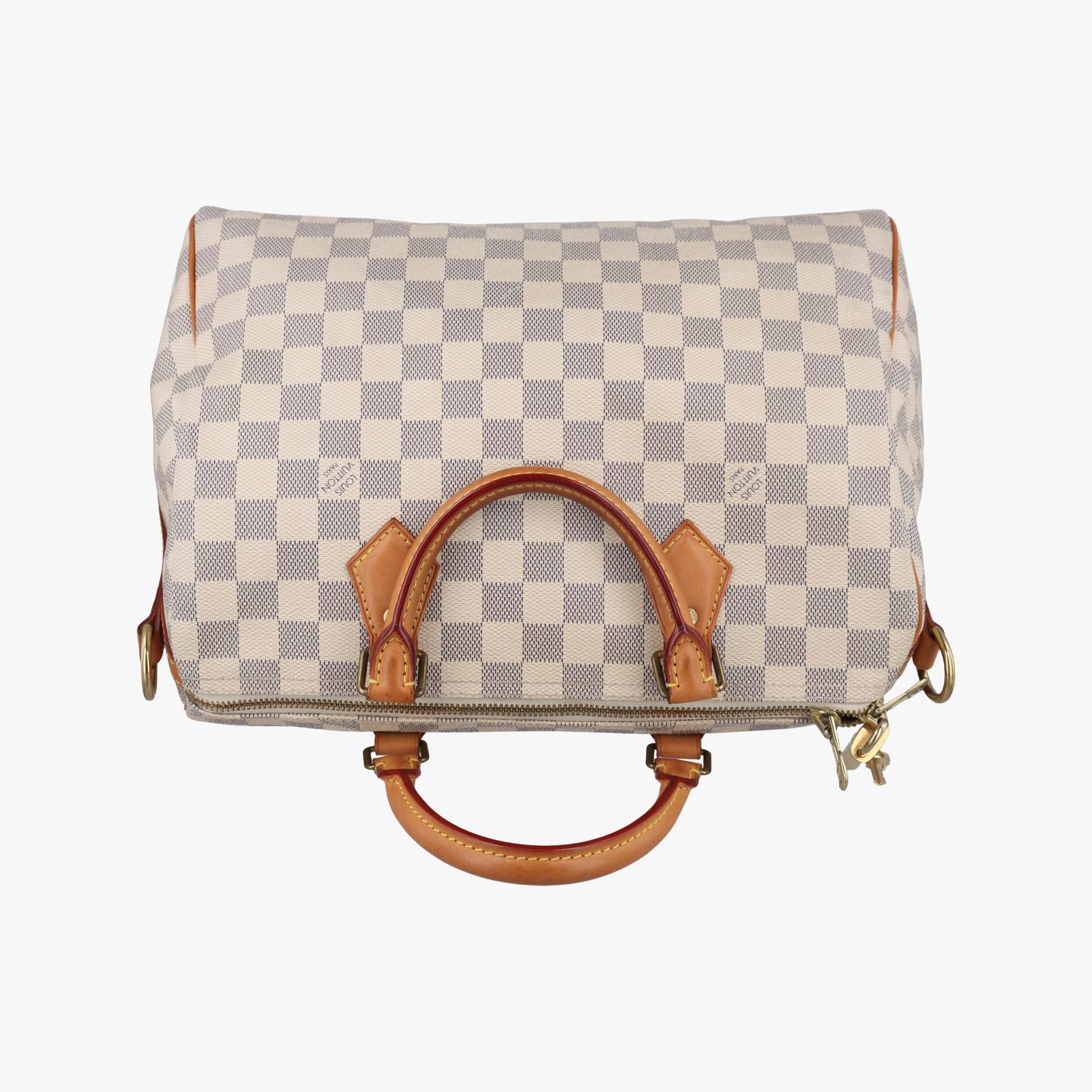 ルイヴィトン Louis Vuitton ボストンバッグ レディース スピーディ30 アズール ダミエキャンバス N41533 SP3176