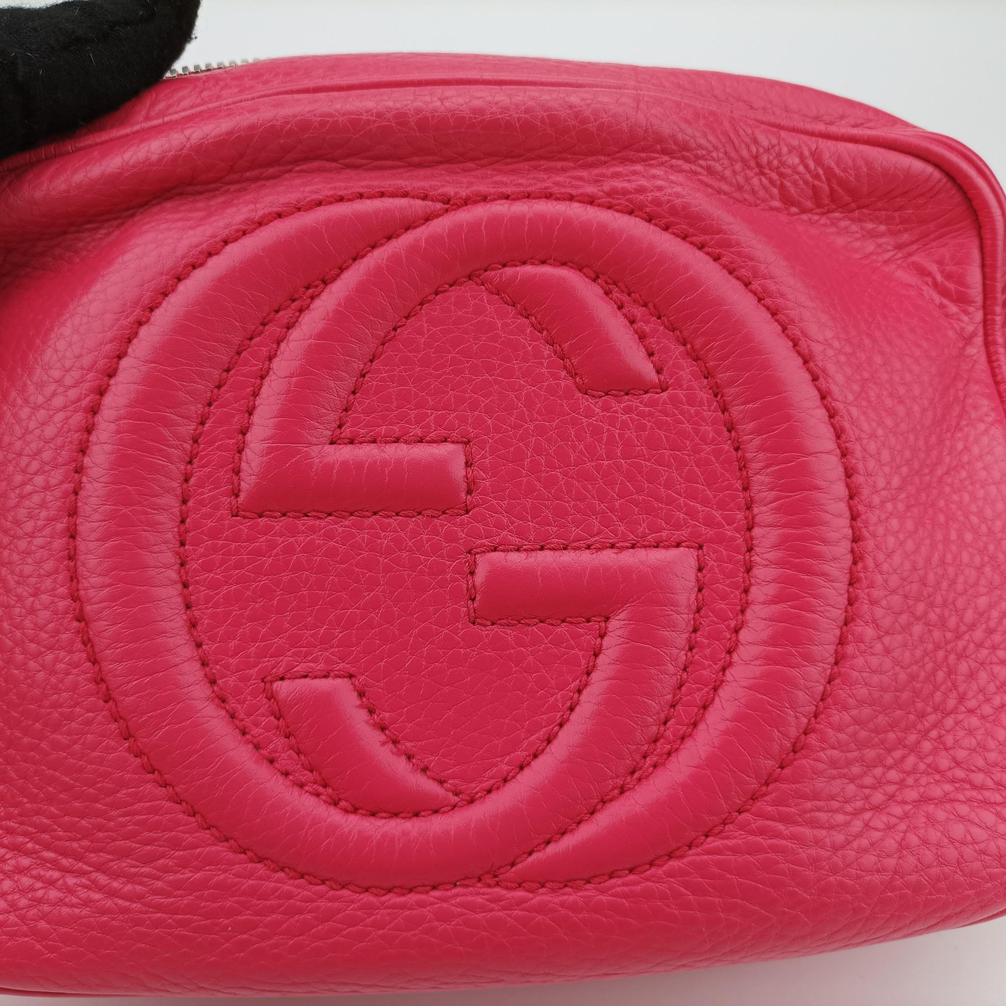 グッチ Gucci ショルダーバッグ レディース ソーホー ローズ レッド レザー 308364 A014048501