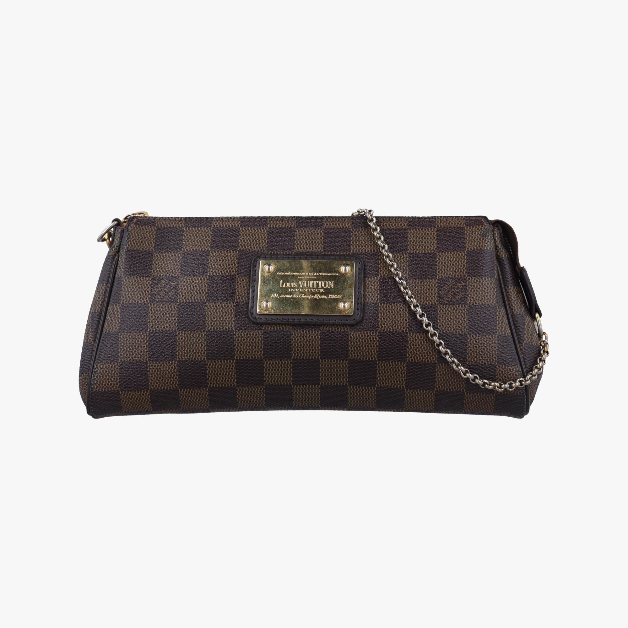 ルイヴィトン Louis Vuitton ショルダーバッグ レディース エヴァ ブラウン ダミエキャンバス N55213 DU3009