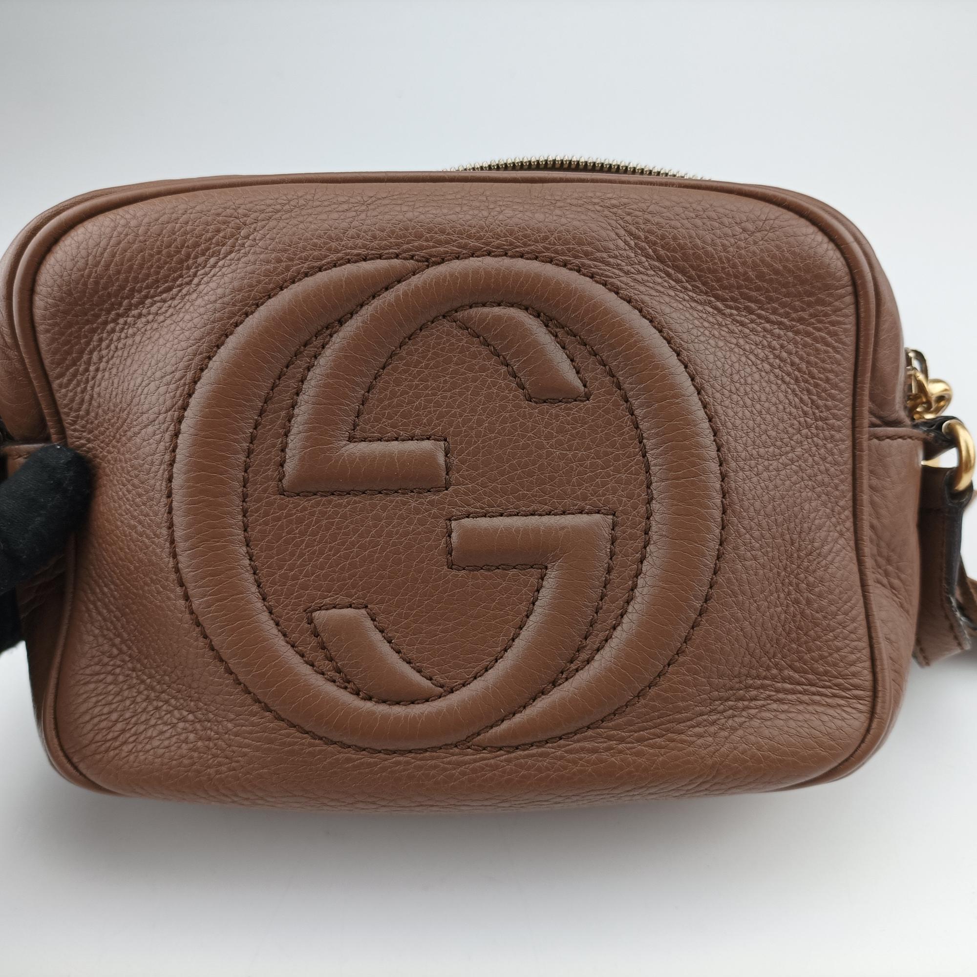 グッチ Gucci ショルダーバッグ レディース ソーホー ブラウン レザー 308364 I013233443