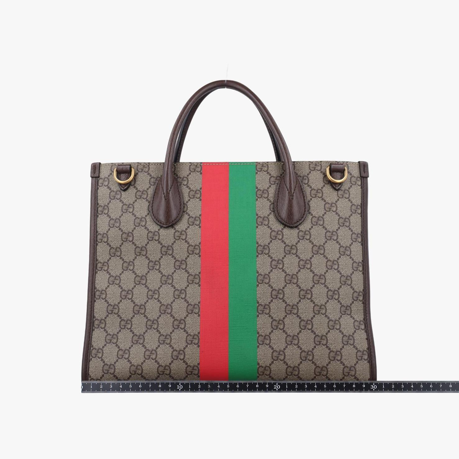 グッチ Gucci ショルダーバッグ レディース グッチ タイガー ミディアム ベージュｘレッド PVCコーティングキャンバス×レザー 659983 E036858330