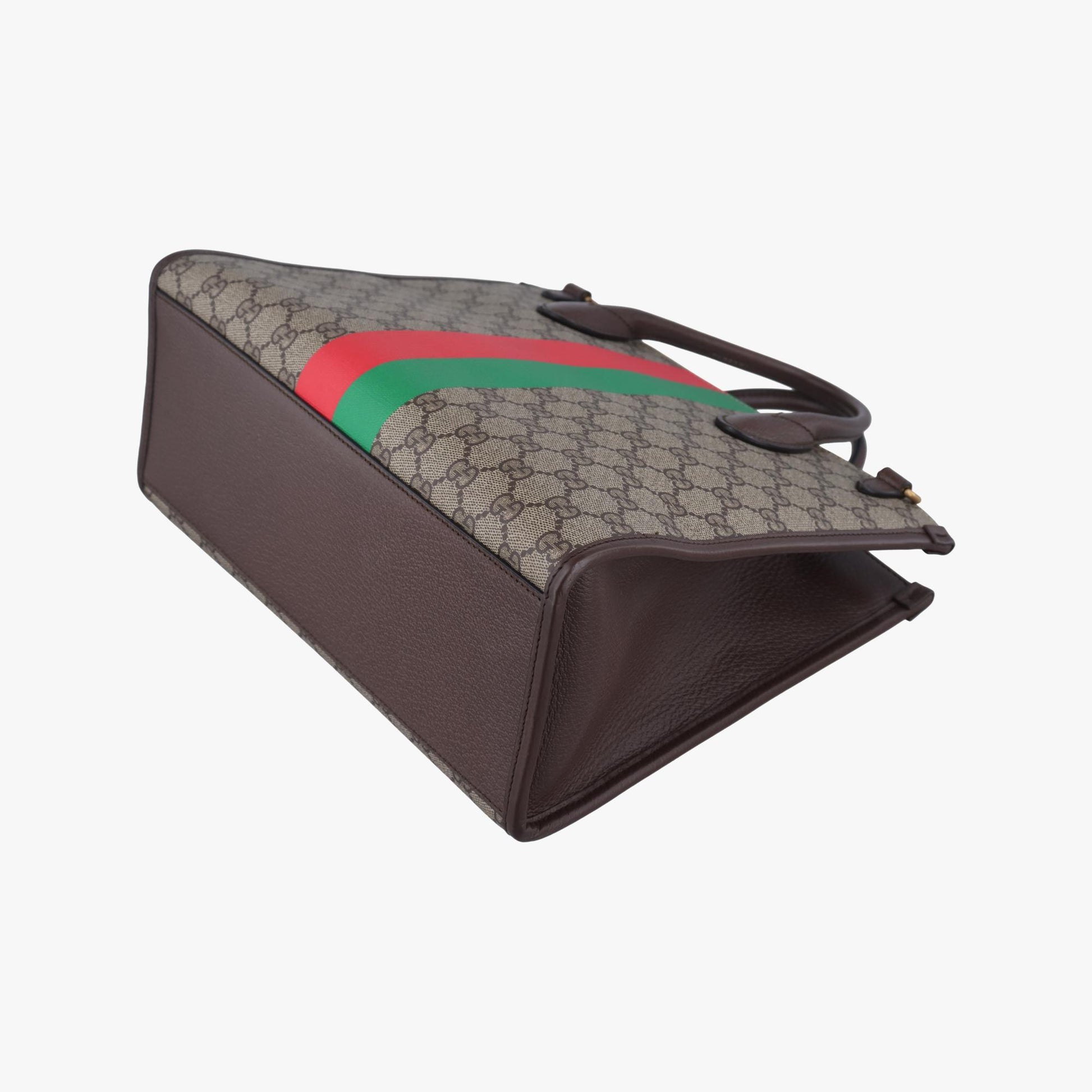 グッチ Gucci ショルダーバッグ レディース グッチ タイガー ミディアム ベージュｘレッド PVCコーティングキャンバス×レザー 659983 E036858330