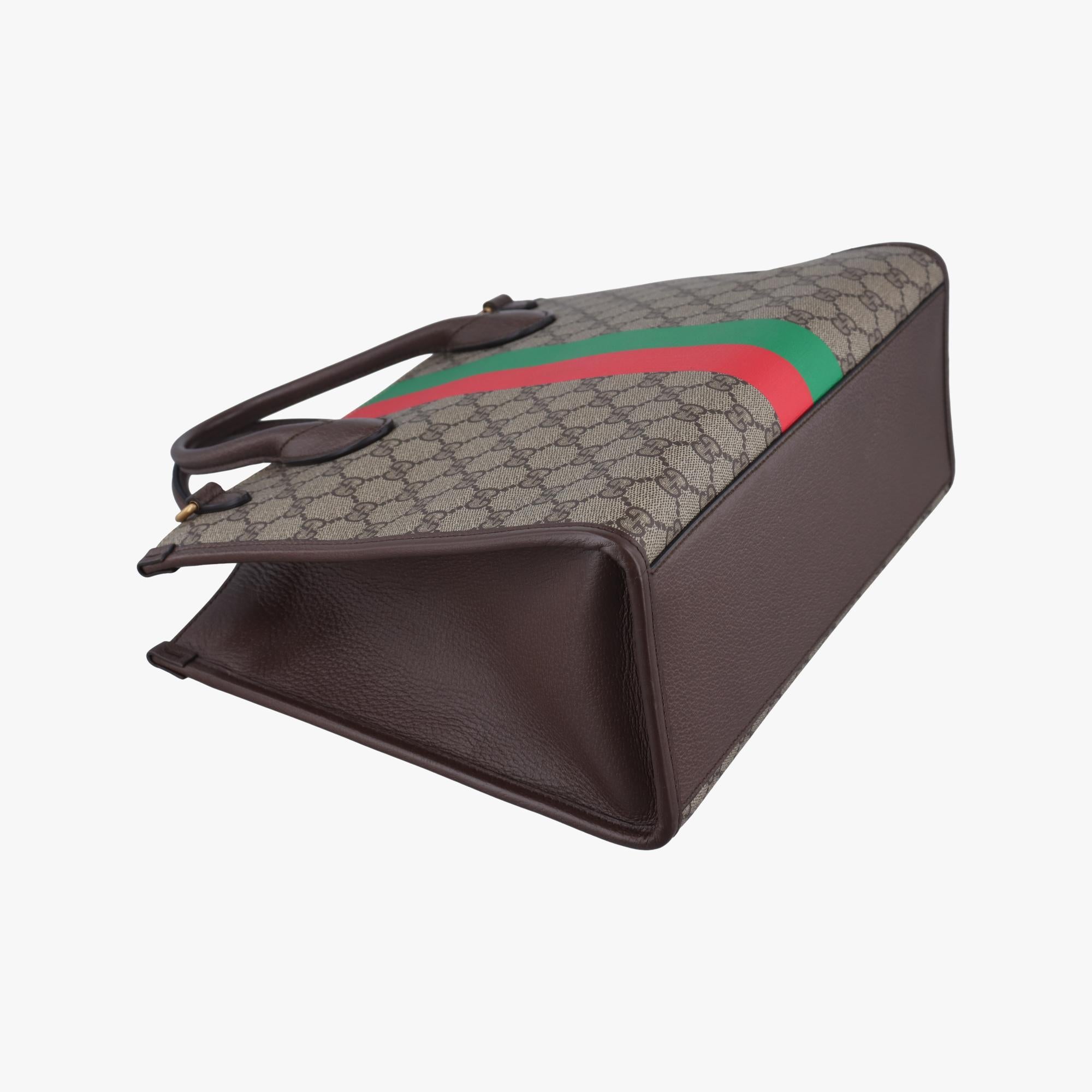 グッチ Gucci ショルダーバッグ レディース グッチ タイガー ミディアム ベージュｘレッド PVCコーティングキャンバス×レザー 659983 E036858330