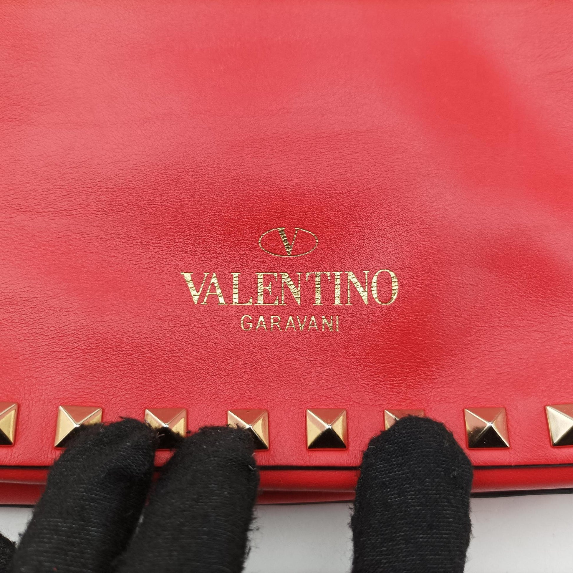 ヴァレンティノ Valentino ショルダーバッグ レディース ロックスタッズ レッド レザー BL-H037BOL3